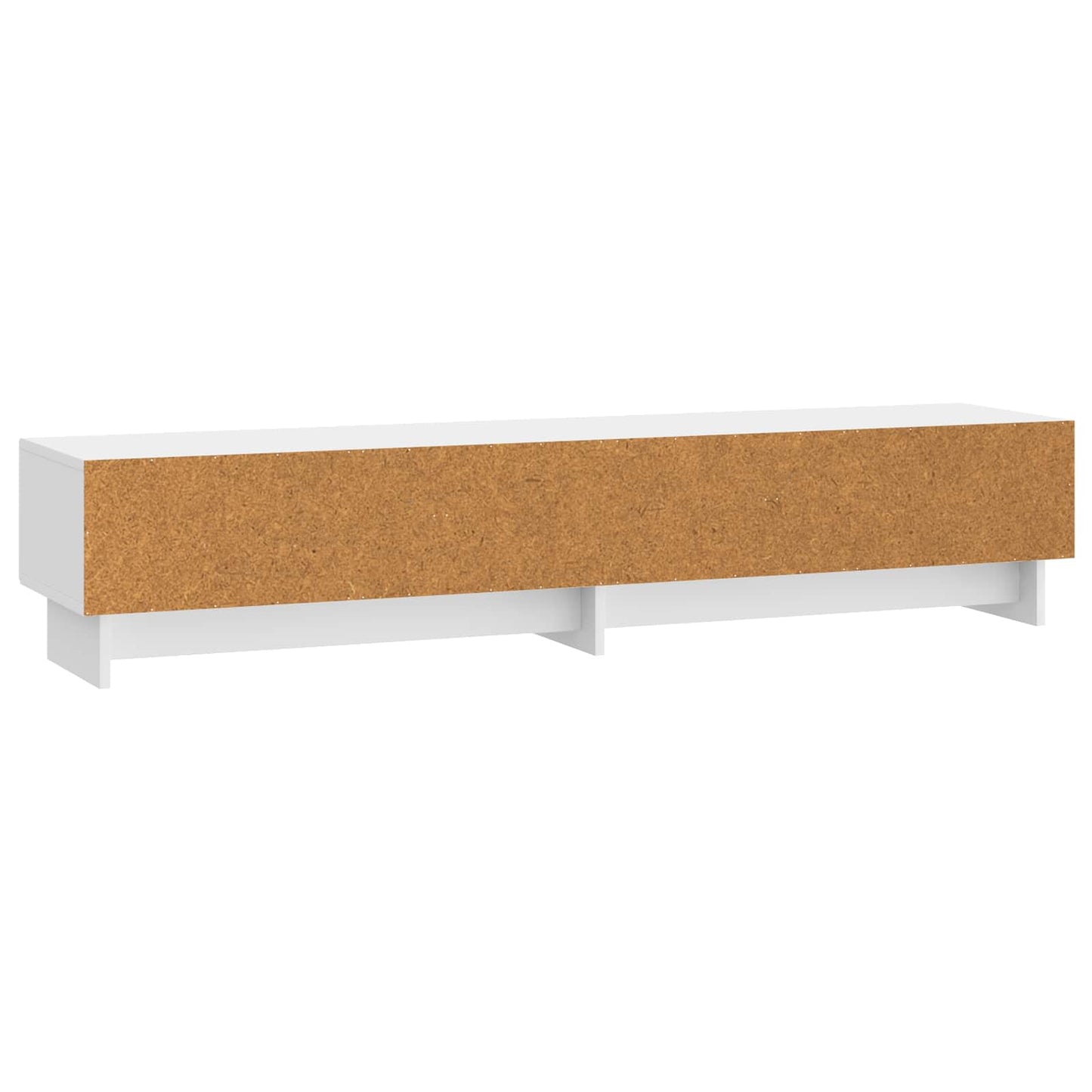 TV szekrény Magasfényű Fehér 147 x 34,5 x 30 cm Szerelt Fa