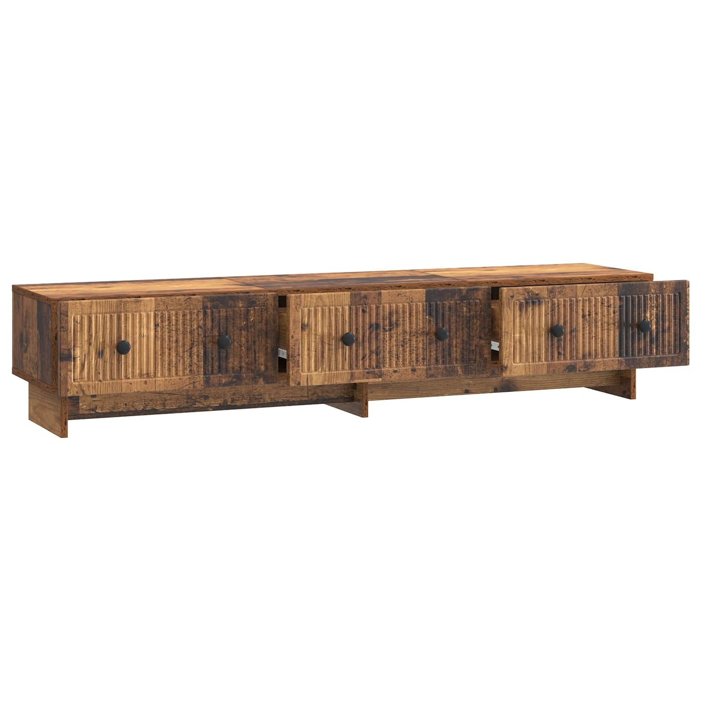TV szekrény fiókkal Antik Fa 147 x 34,5 x 30 cm Szerelt Fa