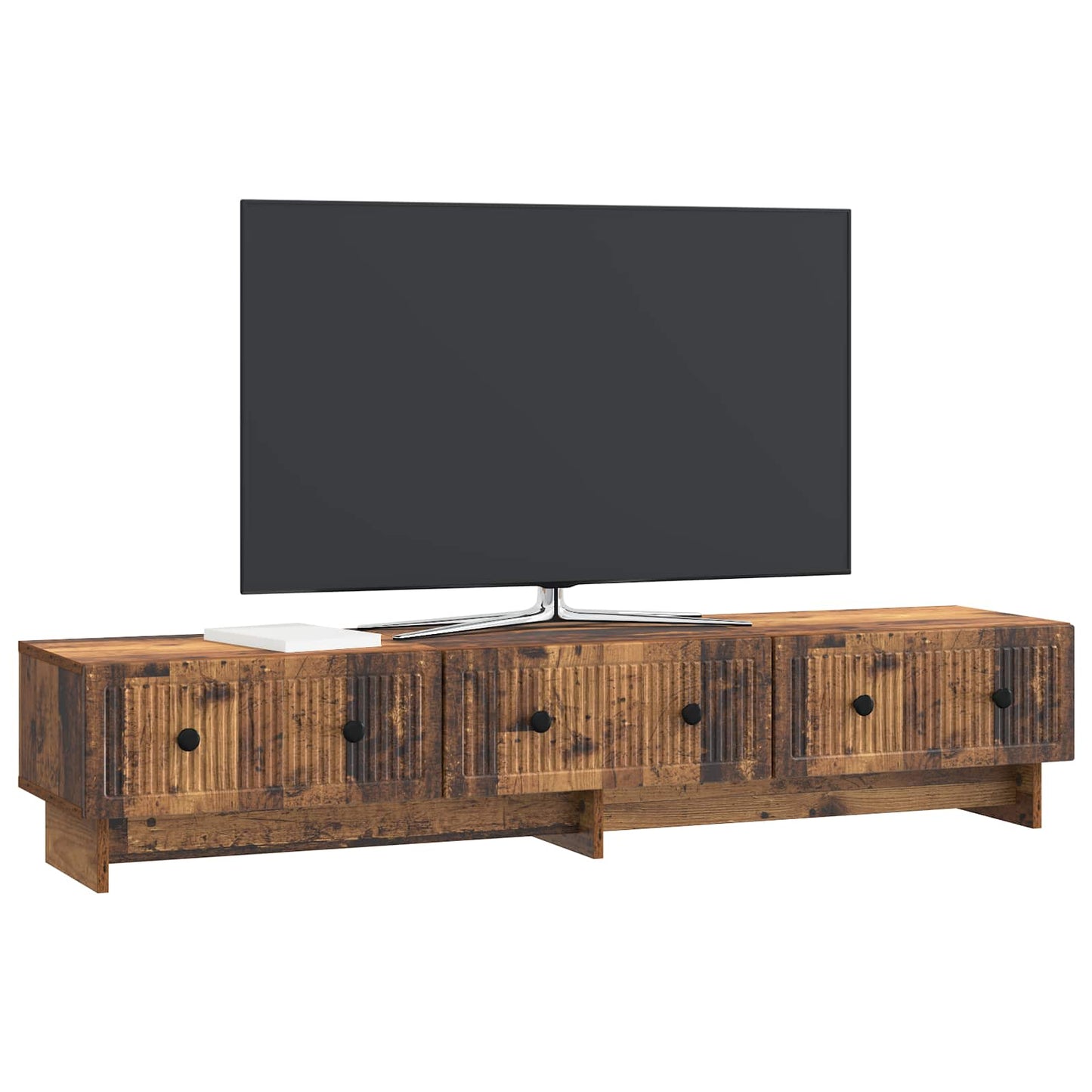 TV szekrény fiókkal Antik Fa 147 x 34,5 x 30 cm Szerelt Fa