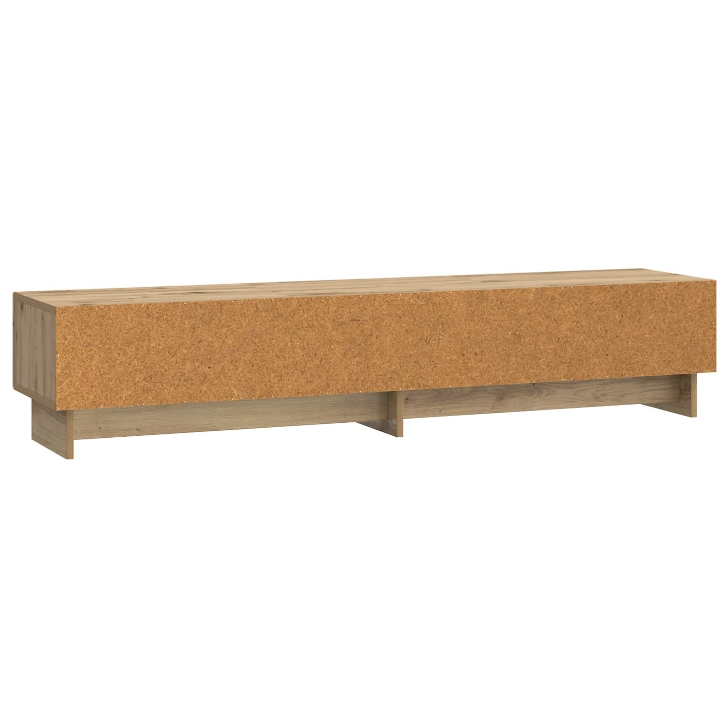 TV szekrény 147 x 34,5 x 30 cm Kézműves Tölgy Szerelt Fa