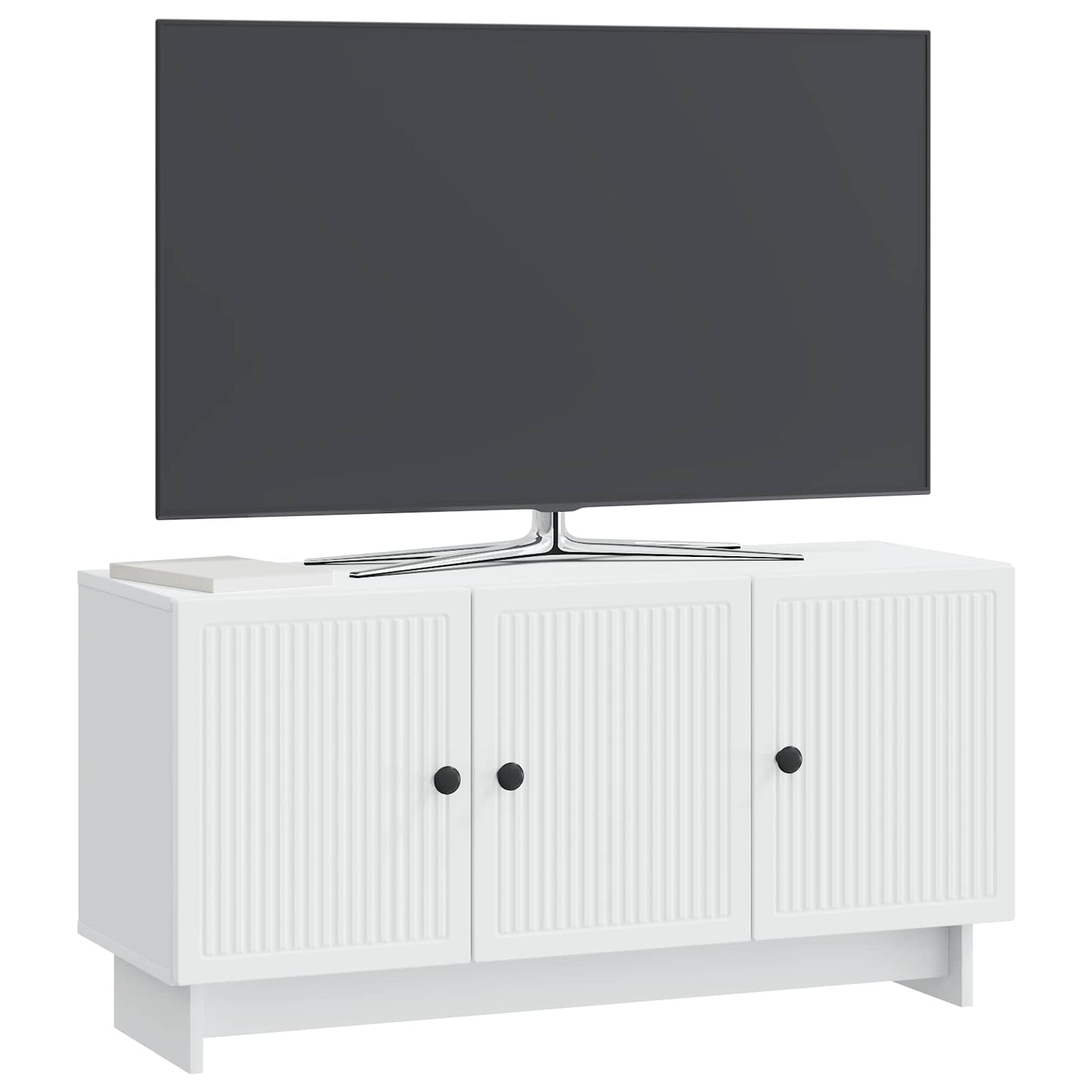 TV szekrény Fehér 99 x 34,5 x 50 cm Szerelt Fa