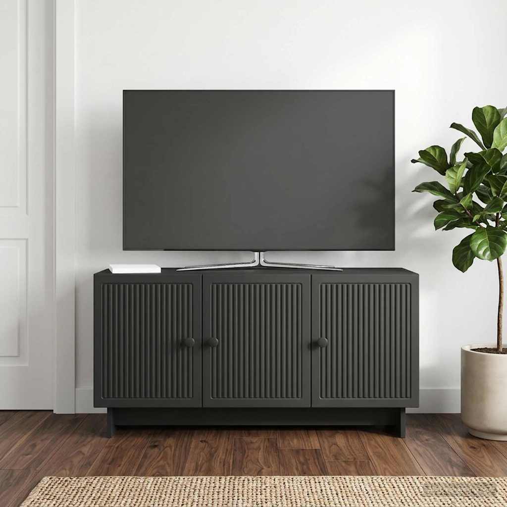 TV szekrény Fekete 99 x 34,5 x 50 cm Szerelt Fa