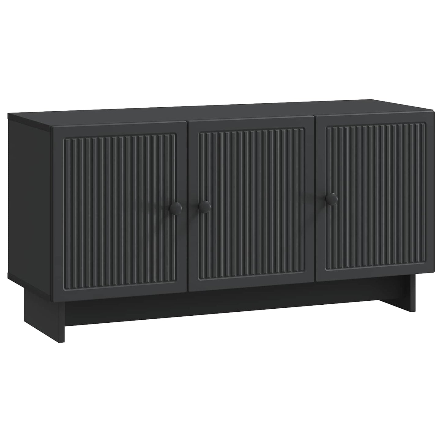 TV szekrény Fekete 99 x 34,5 x 50 cm Szerelt Fa