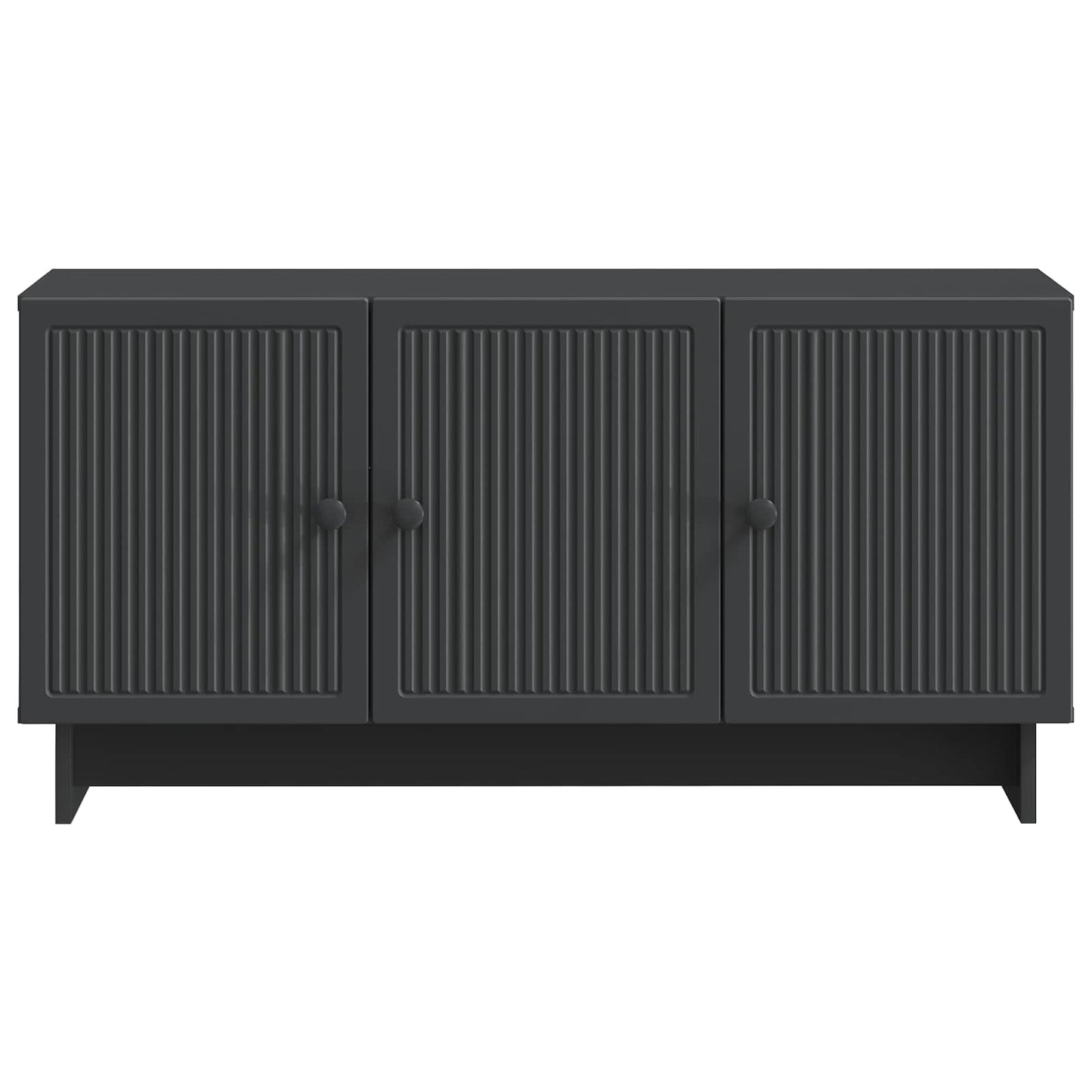 TV szekrény Fekete 99 x 34,5 x 50 cm Szerelt Fa