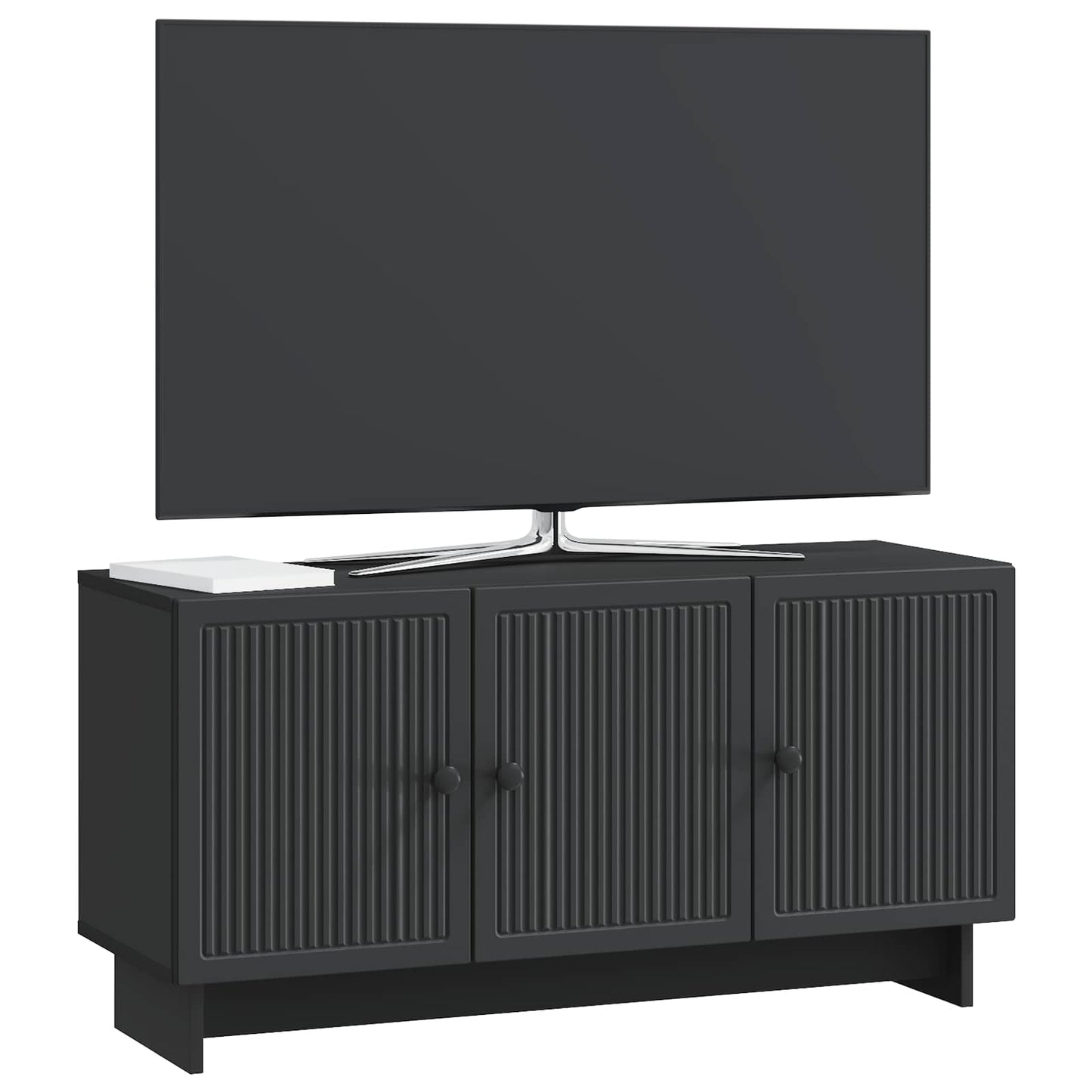 TV szekrény Fekete 99 x 34,5 x 50 cm Szerelt Fa