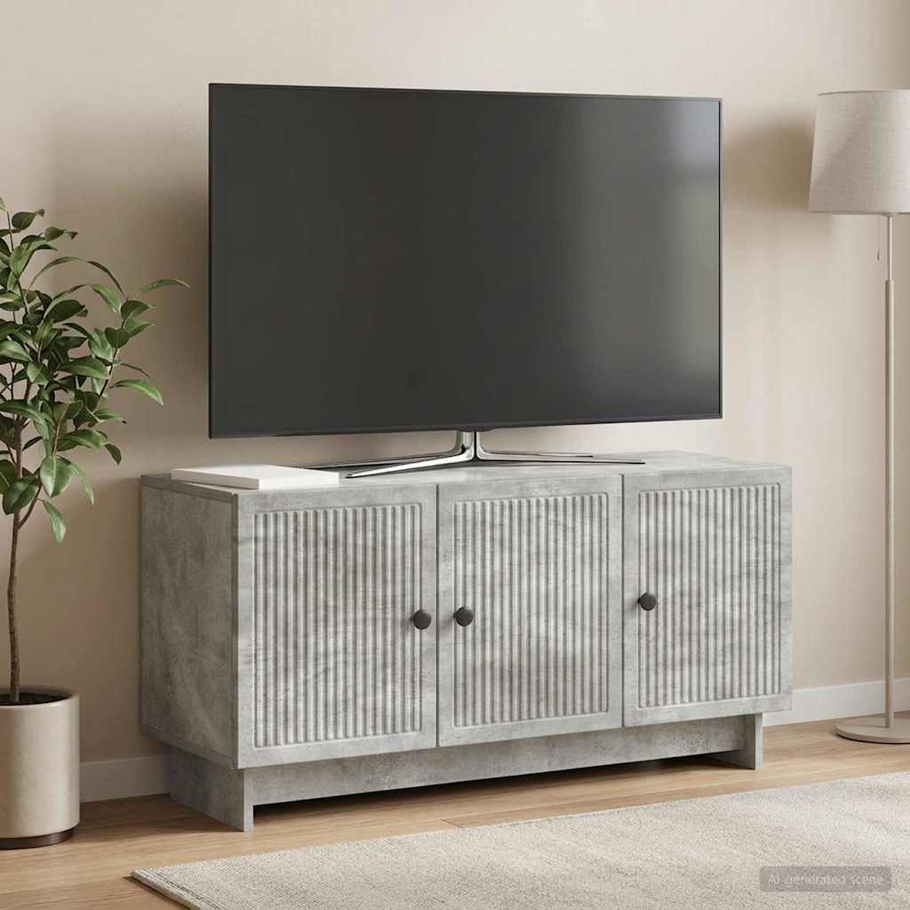 TV szekrény Betonszürke 99 x 34,5 x 50 cm Szerelt Fa