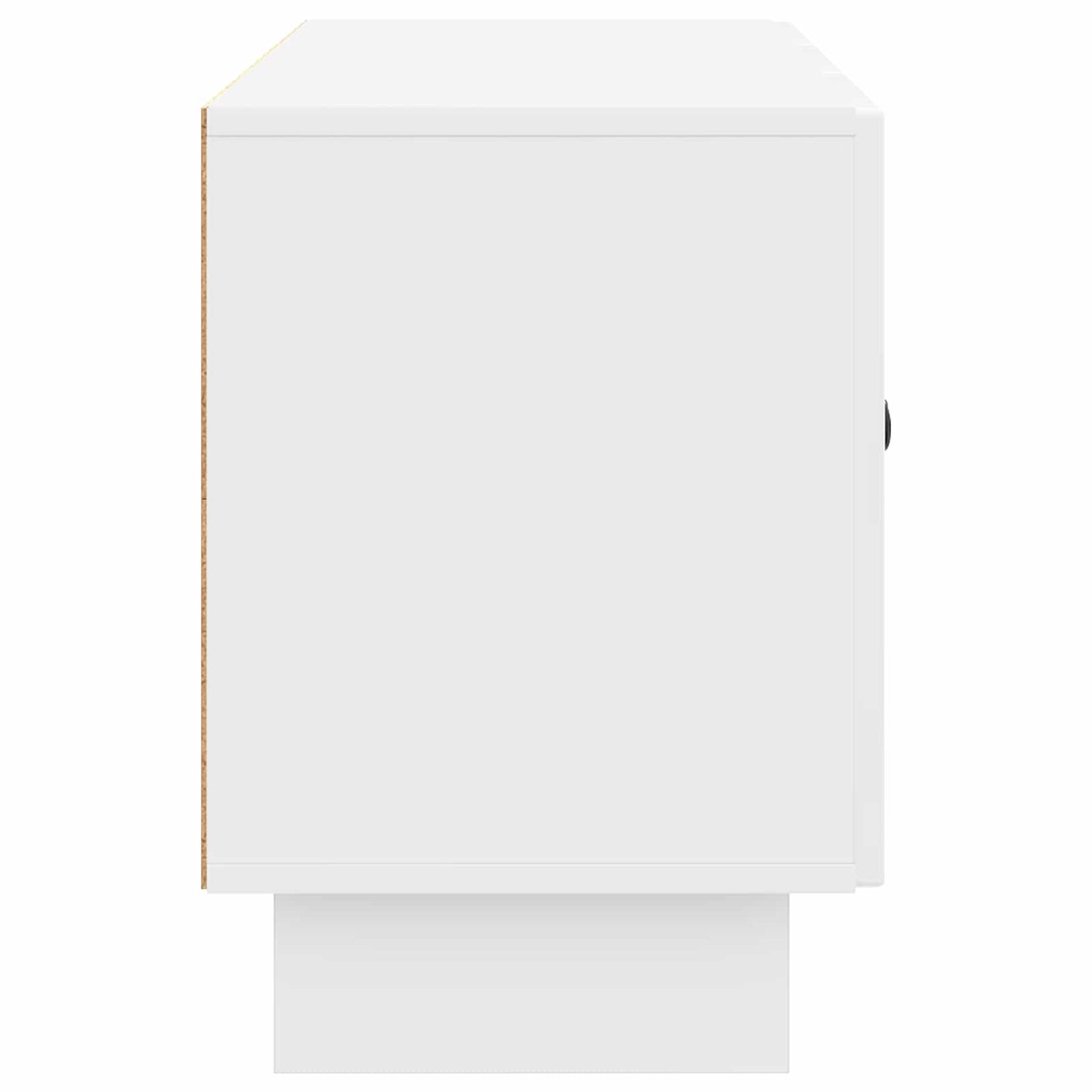 TV szekrény Magasfényű Fehér 99 x 34,5 x 50 cm Szerelt Fa