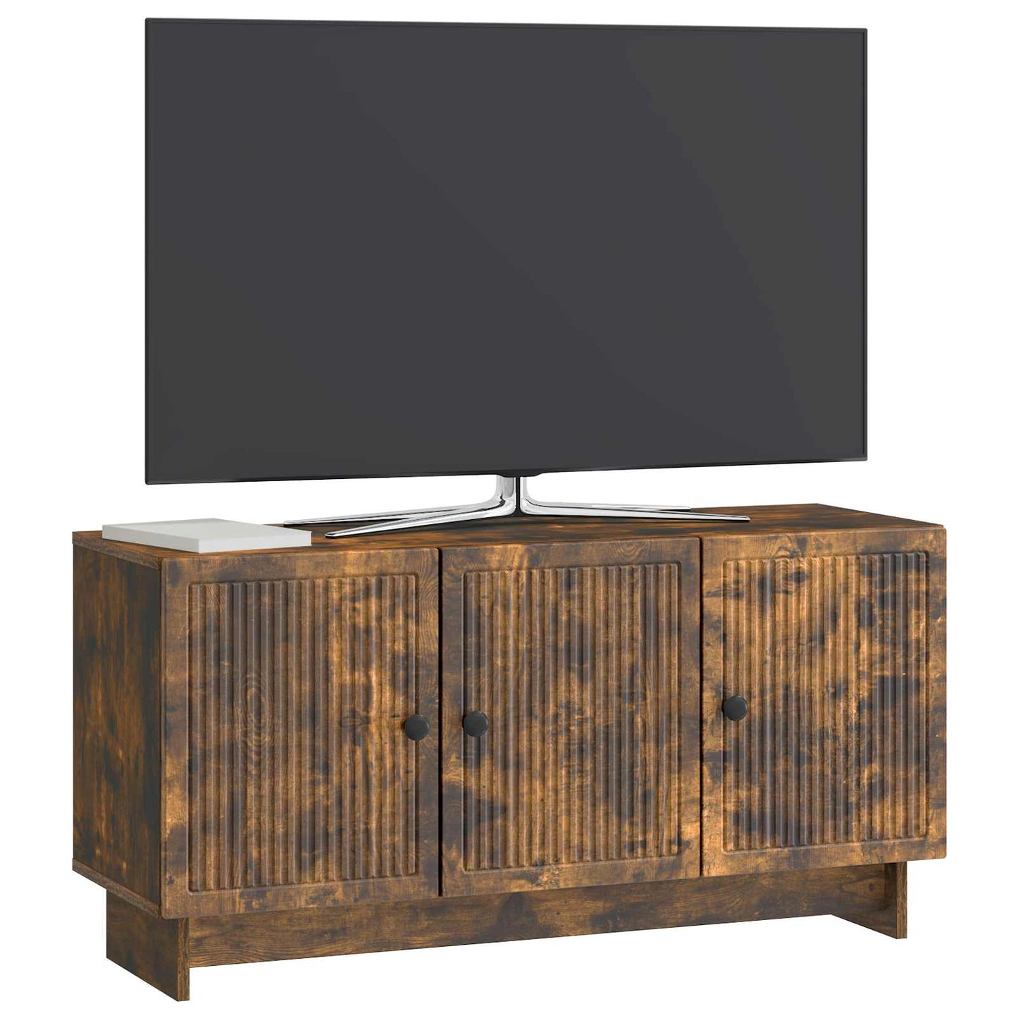 TV szekrény Füstös Tölgy 99 x 34,5 x 50 cm Szerelt Fa