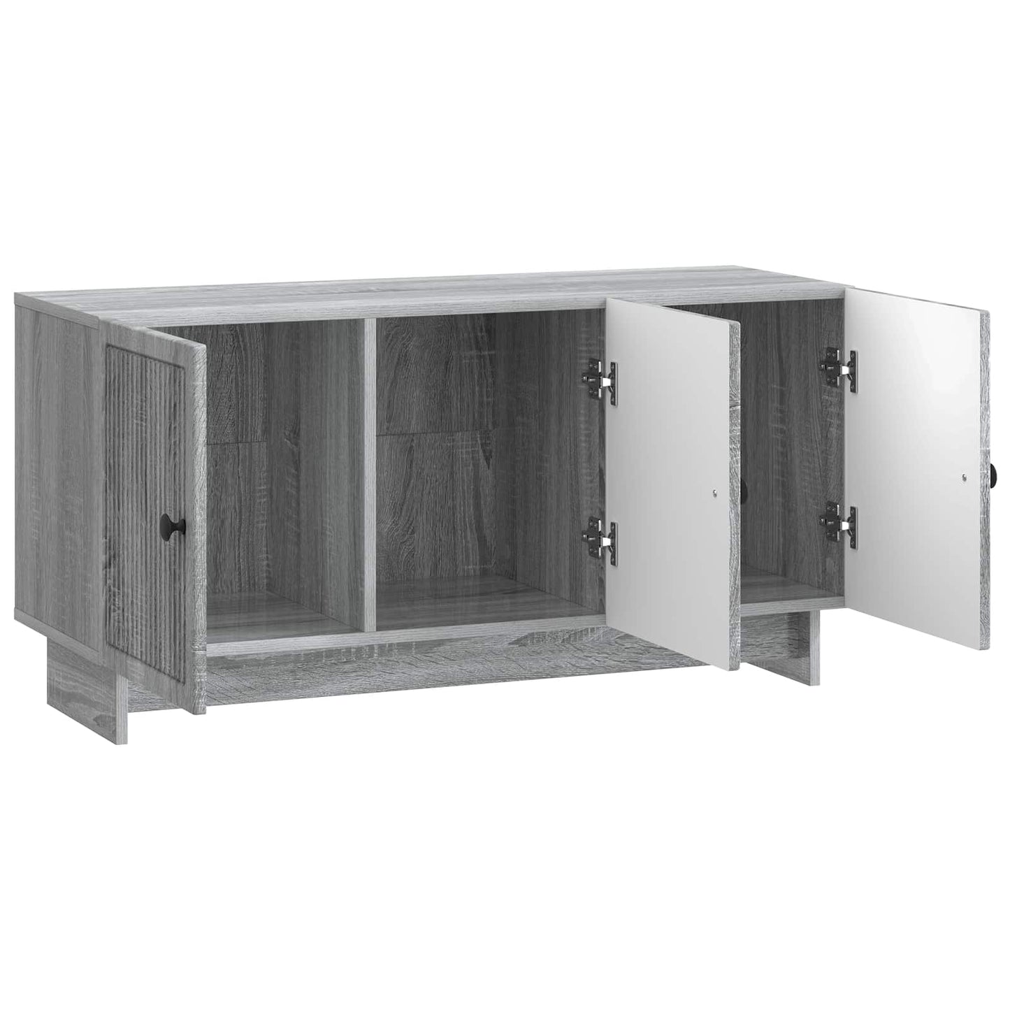TV szekrény Szürke Sonoma 99 x 34,5 x 50 cm Szerelt Fa