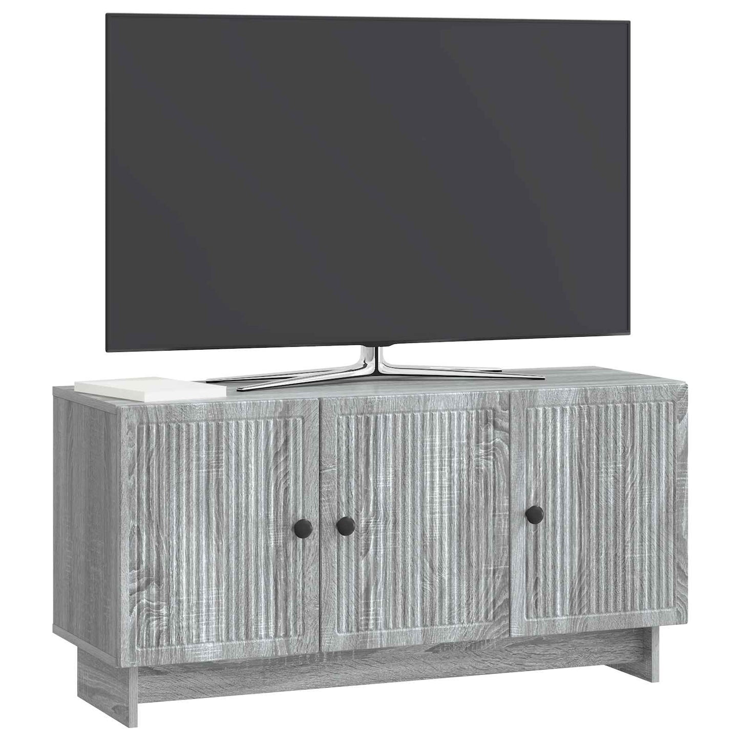TV szekrény Szürke Sonoma 99 x 34,5 x 50 cm Szerelt Fa