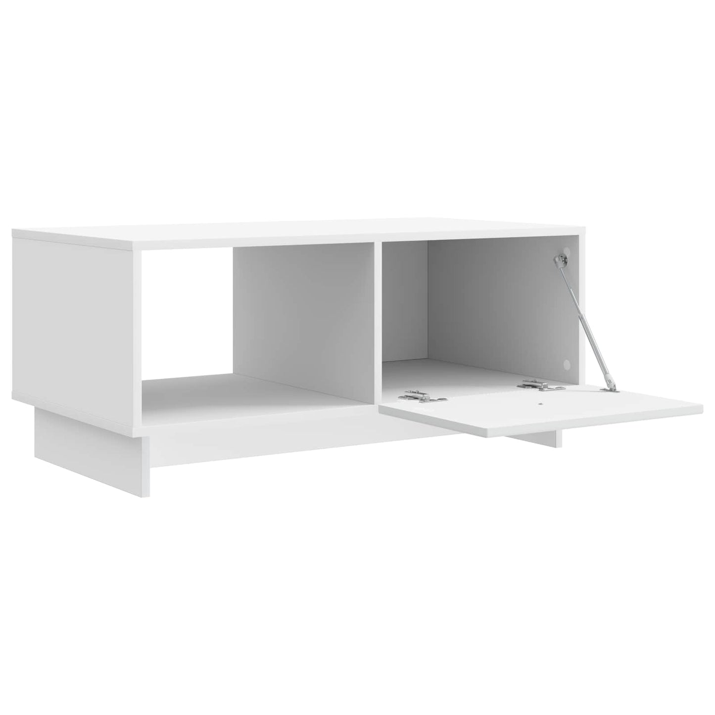 Dohányzóasztal Fehér 90 x 50 x 40 cm Szerelt Fa