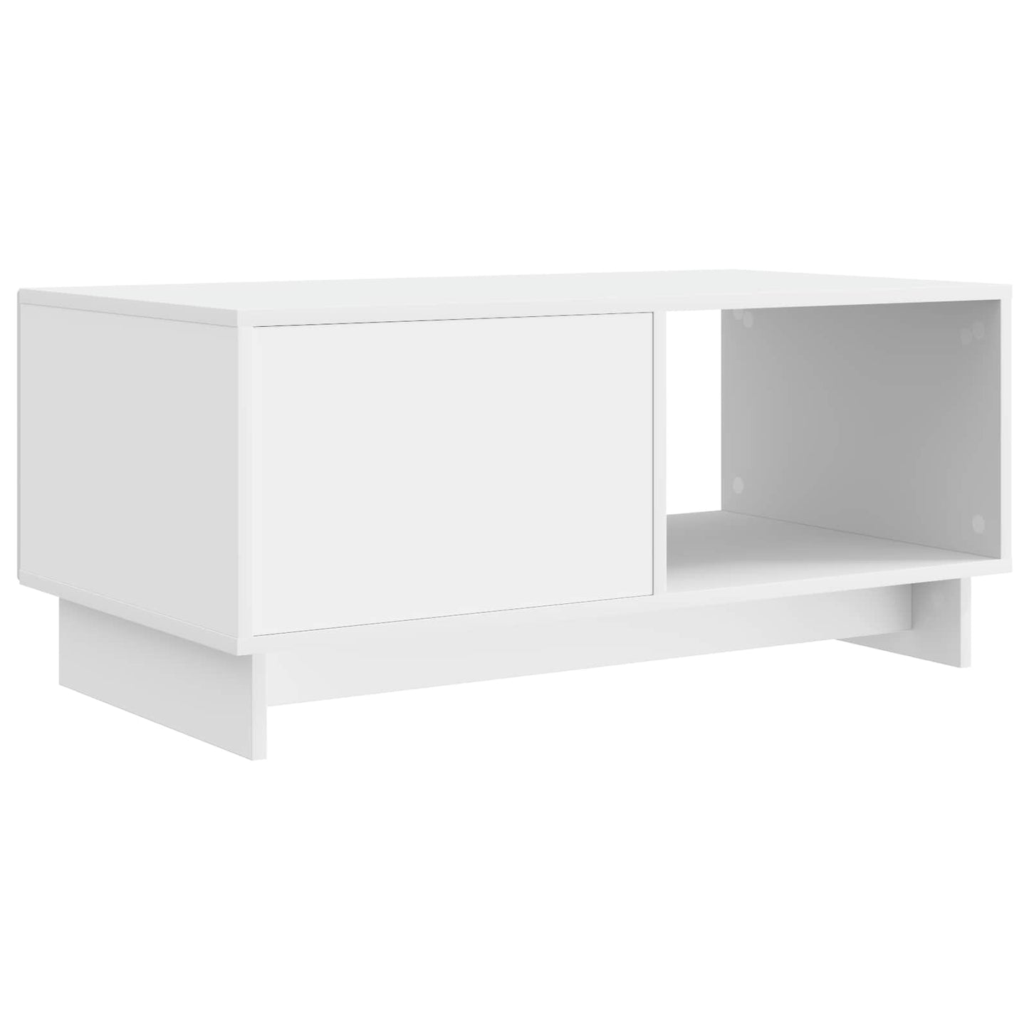 Dohányzóasztal Fehér 90 x 50 x 40 cm Szerelt Fa
