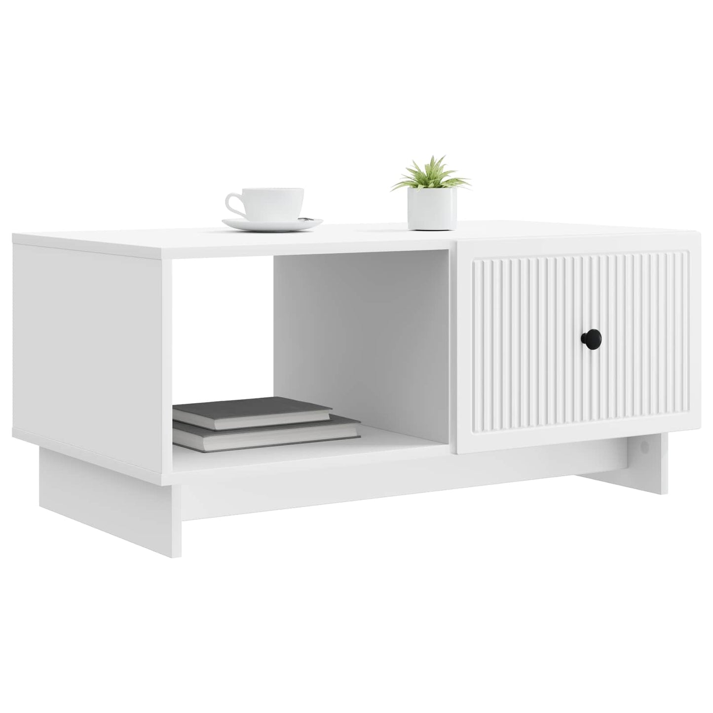 Dohányzóasztal Fehér 90 x 50 x 40 cm Szerelt Fa