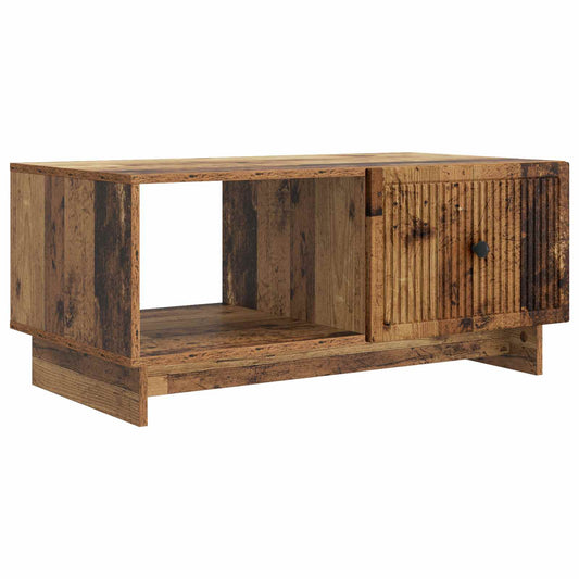 Dohányzóasztal Antik Fa 90 x 50 x 40 cm Szerelt Fa