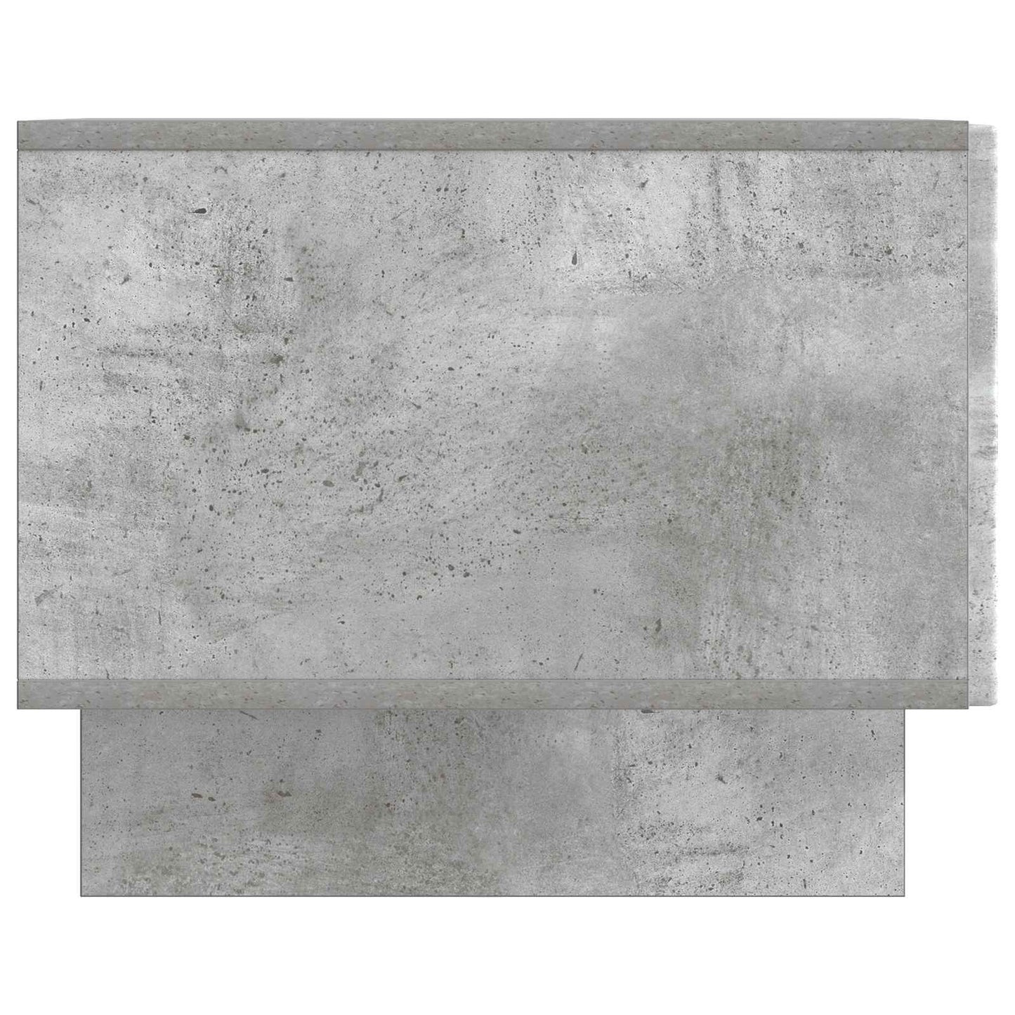 Dohányzóasztal fiókkal Betonszürke 49 x 50 x 40 cm Szerelt Fa