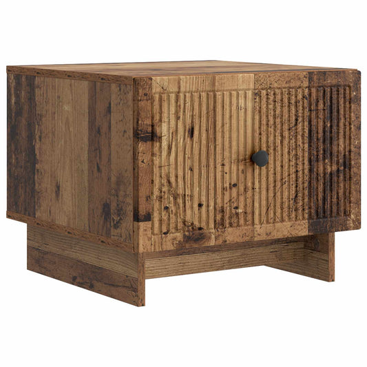 Dohányzóasztal fiókkal Antik Fa 49 x 50 x 40 cm Szerelt Fa