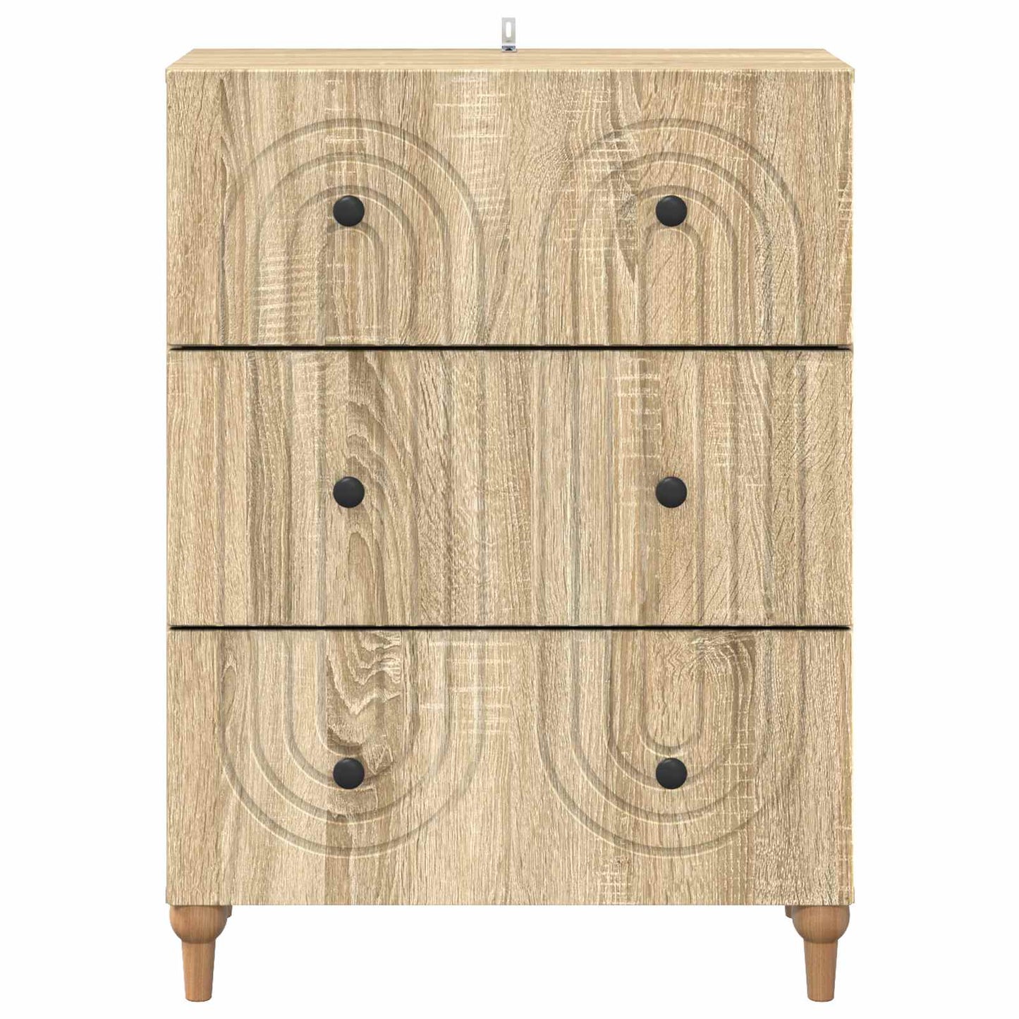 Fiókos szekrény Sonoma Tölgy 66 x 34,5 x 90 cm Szerelt Fa