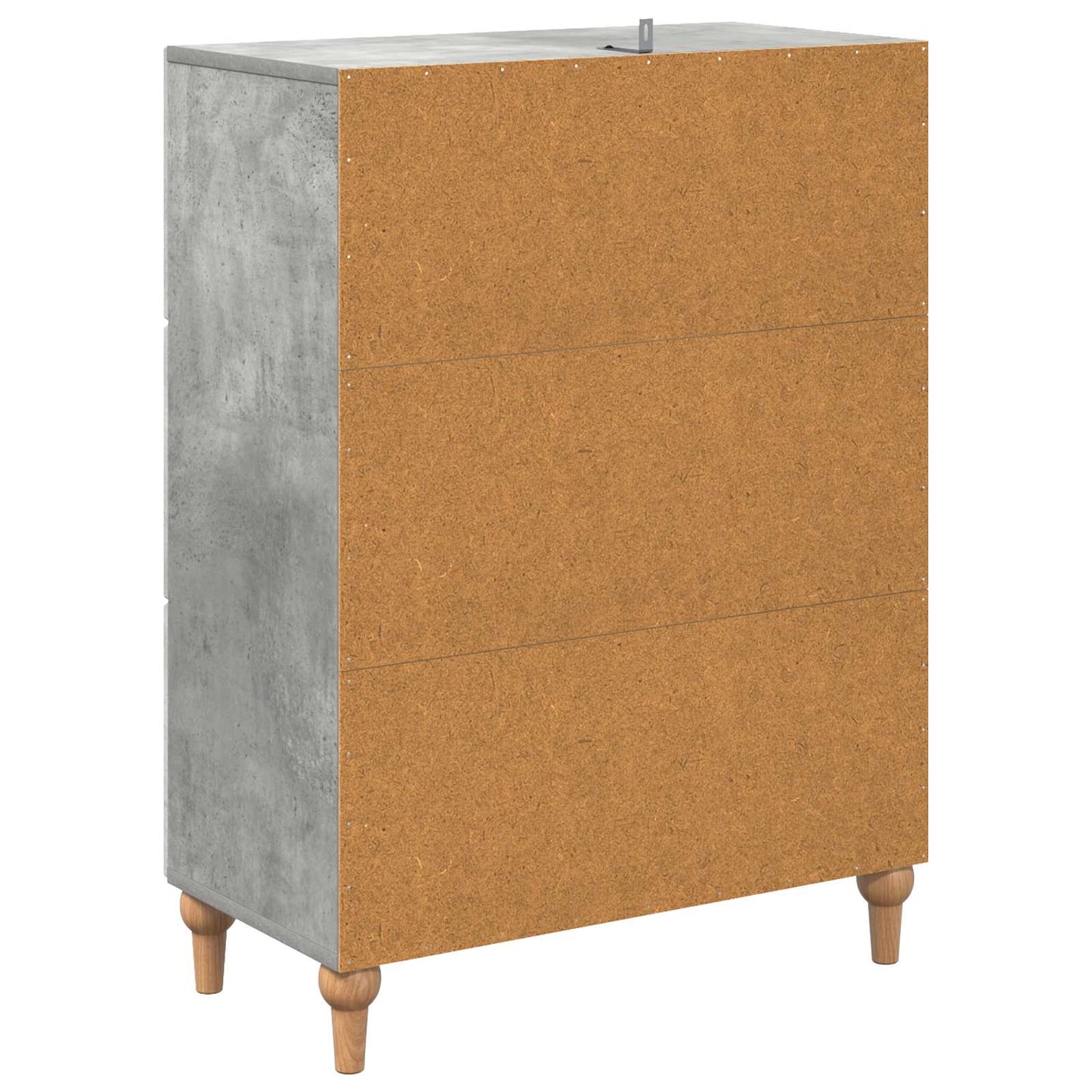 Fiókos szekrény Betonszürke 66 x 34,5 x 90 cm Szerelt Fa
