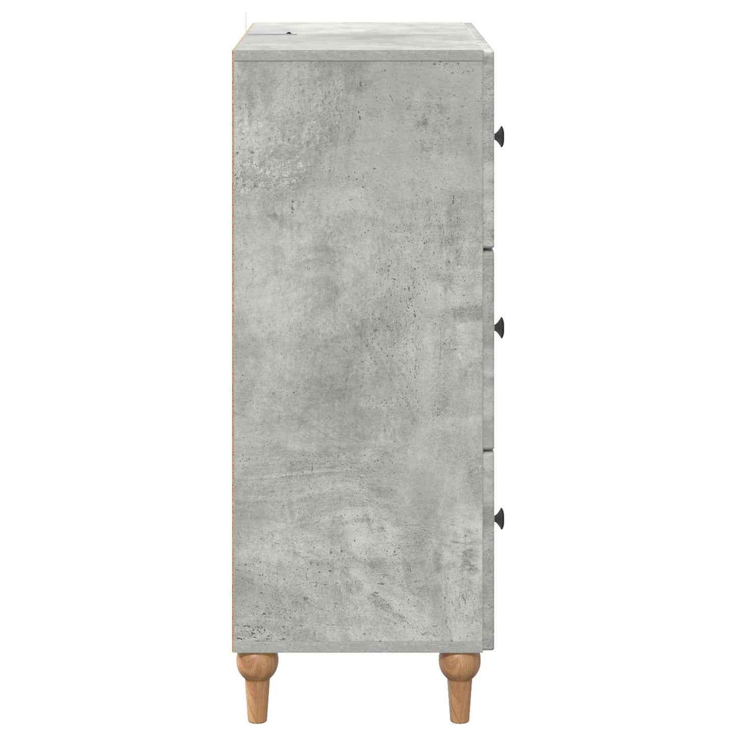 Fiókos szekrény Betonszürke 66 x 34,5 x 90 cm Szerelt Fa