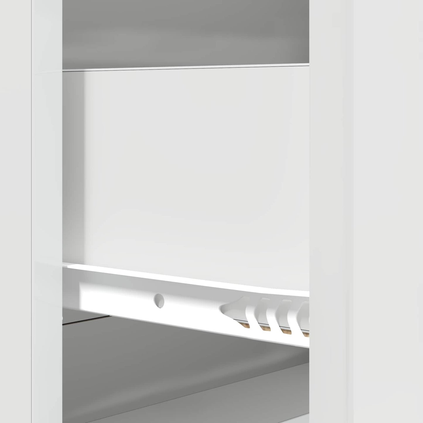 Fiókos szekrény Magasfényű Fehér 66 x 34,5 x 90 cm Szerelt Fa