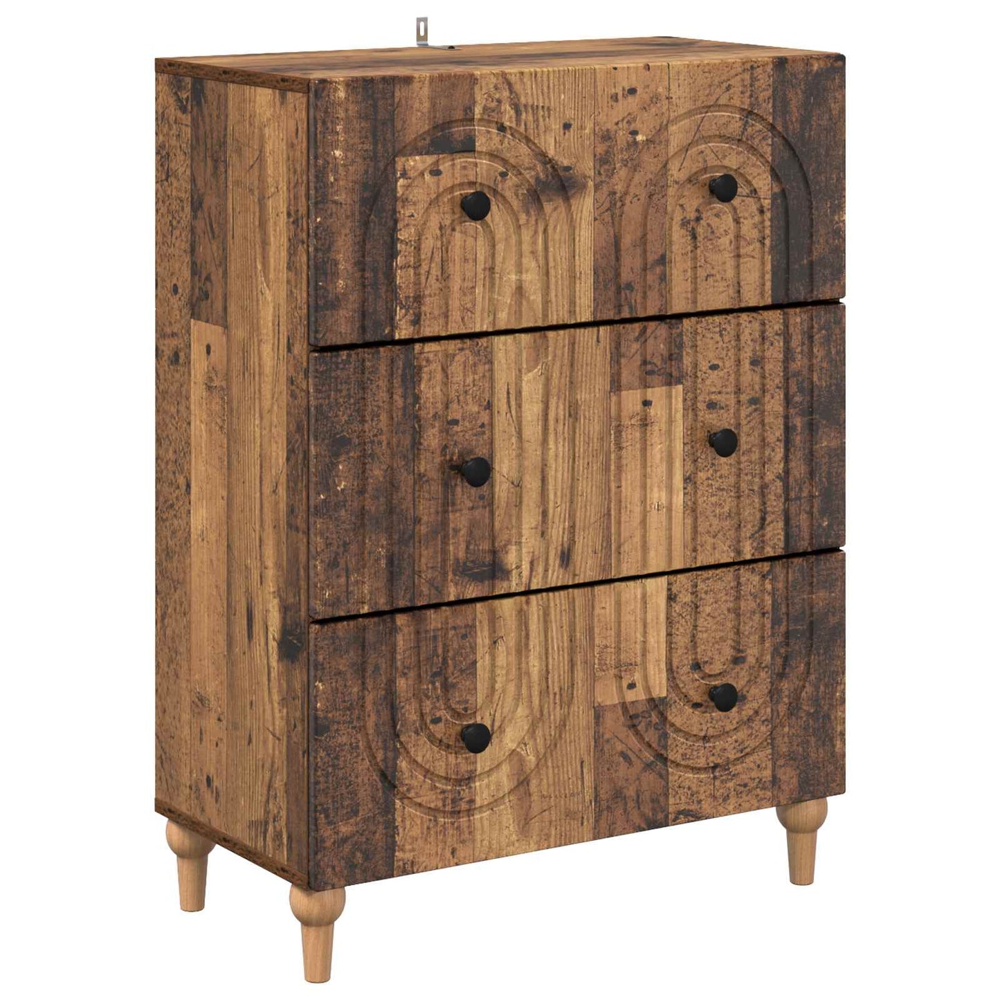 Fiókos szekrény Antik Fa 66 x 34,5 x 90 cm Szerelt Fa
