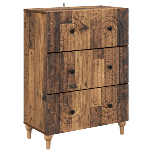 Fiókos szekrény Antik Fa 66 x 34,5 x 90 cm Szerelt Fa