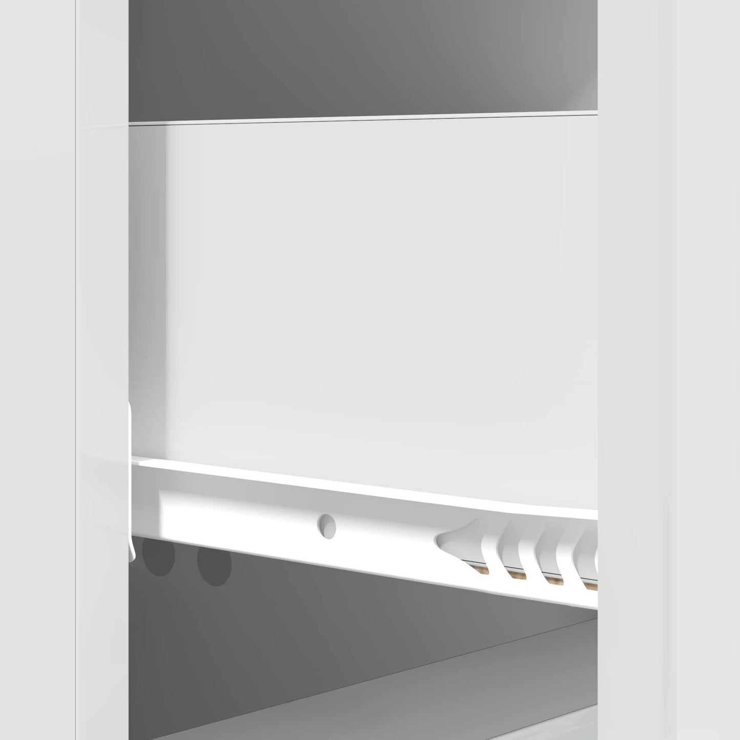 Fiókos szekrény Magasfényű Fehér 33 x 34,5 x 90 cm Szerelt Fa