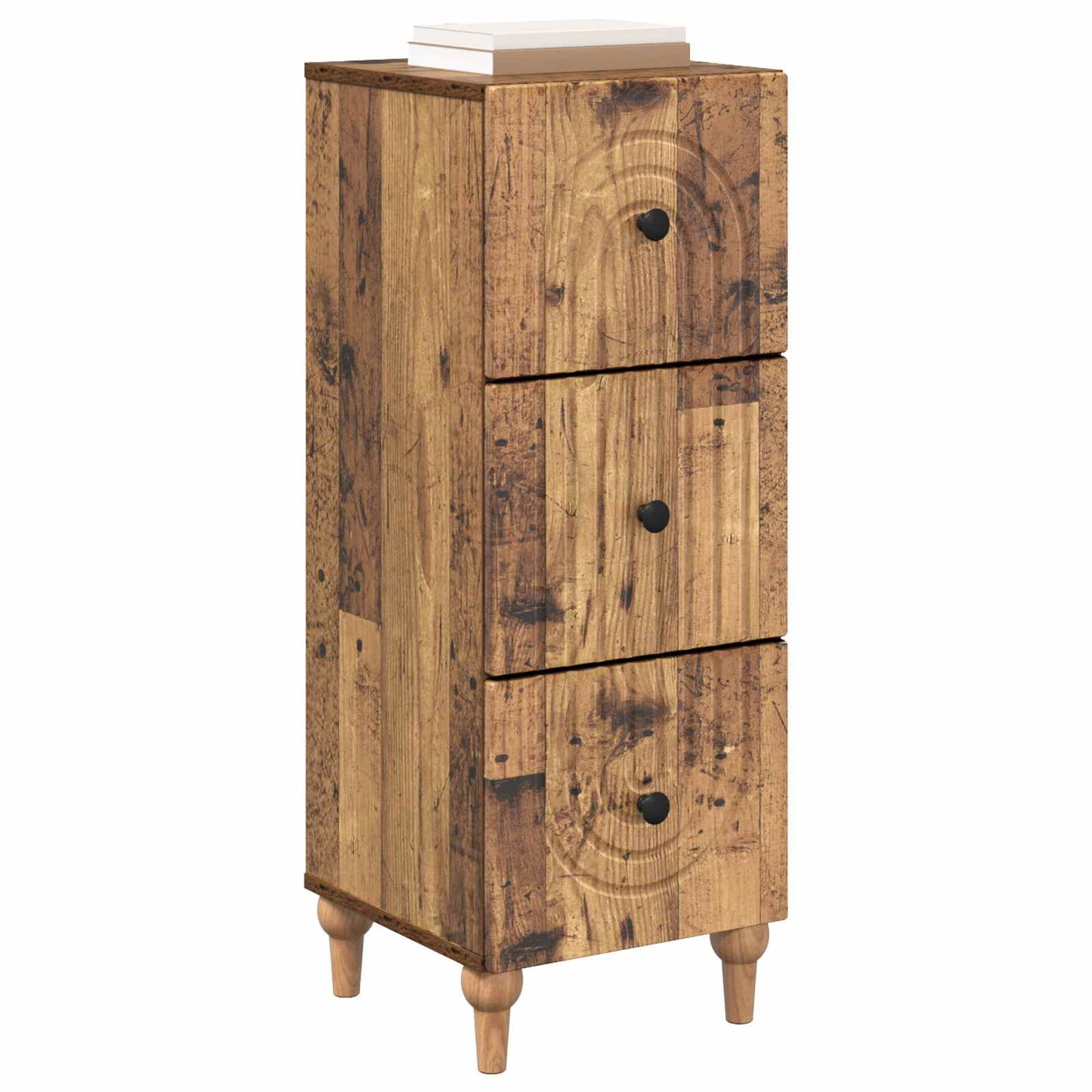 Fiókos szekrény Antik Fa 33 x 34,5 x 90 cm Szerelt Fa