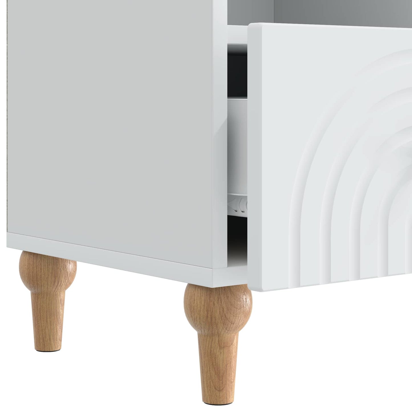 TV szekrény Fehér 102 x 34,5 x 50 cm Mérnöki fa