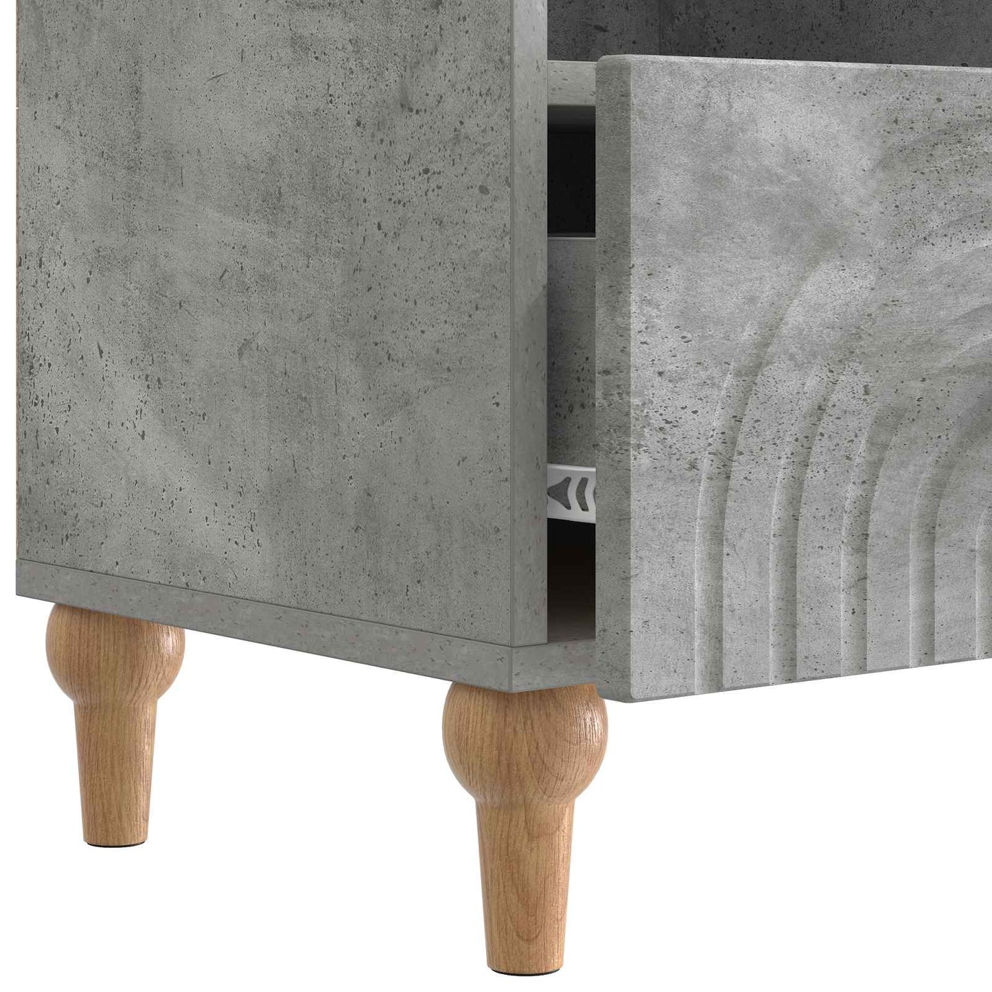 TV szekrény Beton Szürke 102 x 34,5 x 50 cm Mérnöki fa