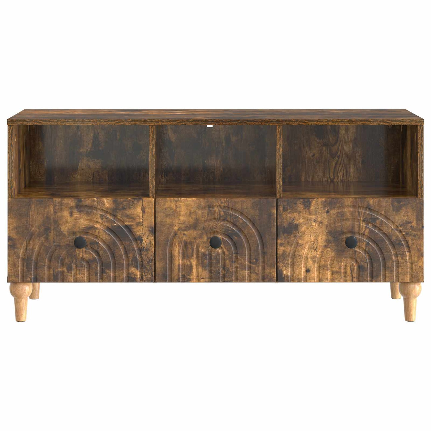 TV szekrény Füstölt Tölgy 102 x 34,5 x 50 cm Mérnöki fa
