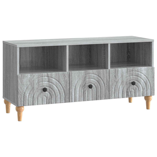 TV szekrény Szürke Sonoma 102 x 34,5 x 50 cm Mérnöki fa