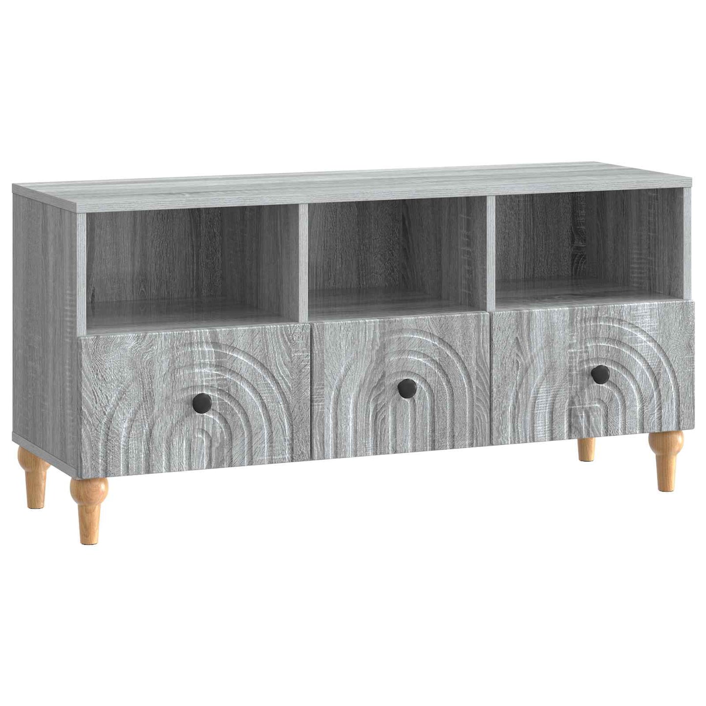 TV szekrény Szürke Sonoma 102 x 34,5 x 50 cm Mérnöki fa