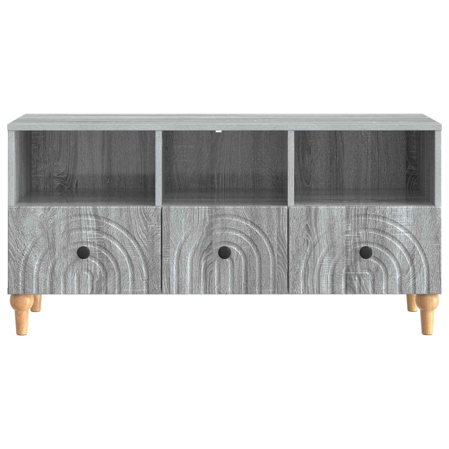 TV szekrény Szürke Sonoma 102 x 34,5 x 50 cm Mérnöki fa
