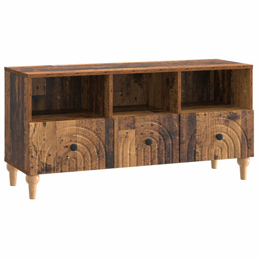 TV szekrény Öreg fa 102 x 34,5 x 50 cm Mérnöki fa