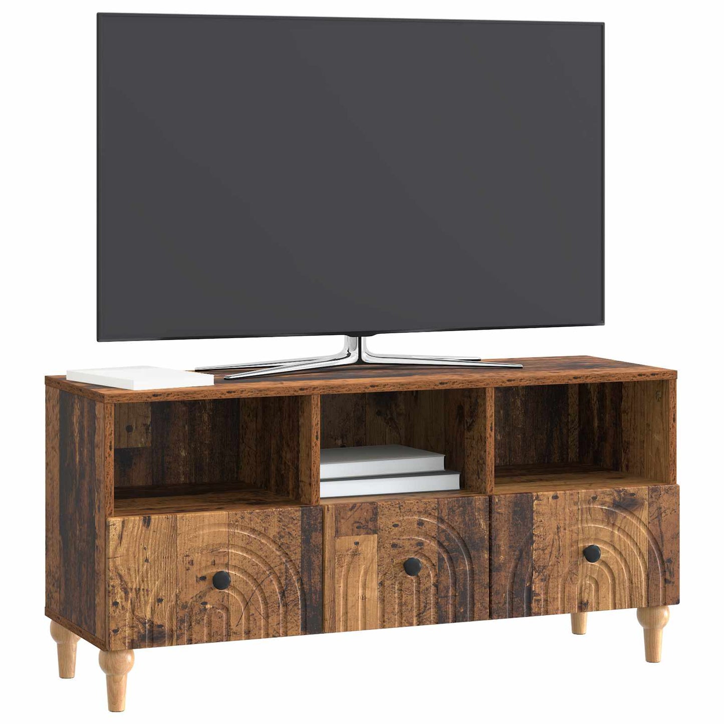 TV szekrény Öreg fa 102 x 34,5 x 50 cm Mérnöki fa