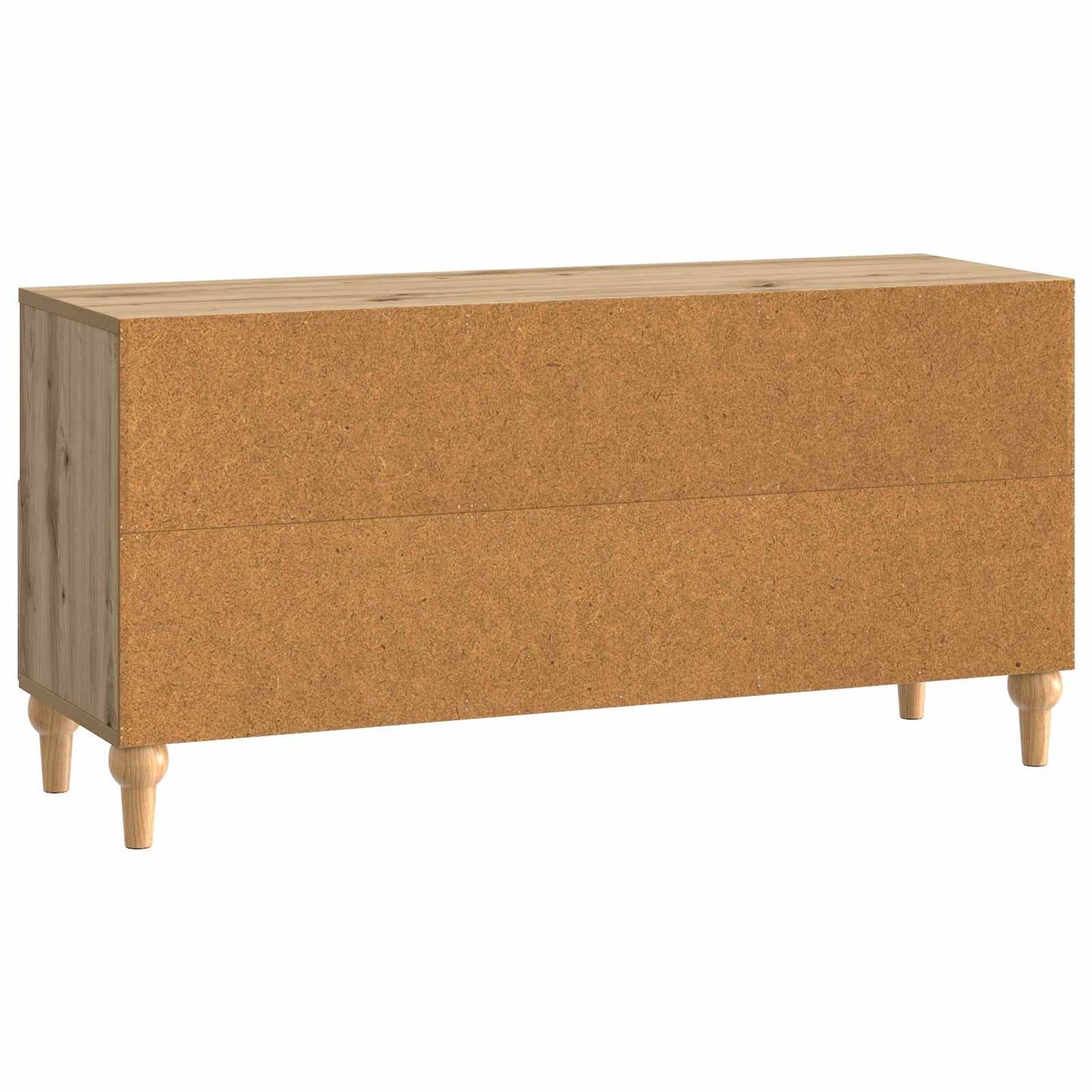 TV szekrény 102 x 34,5 x 50 cm Kézműves Tölgy Mérnöki fa
