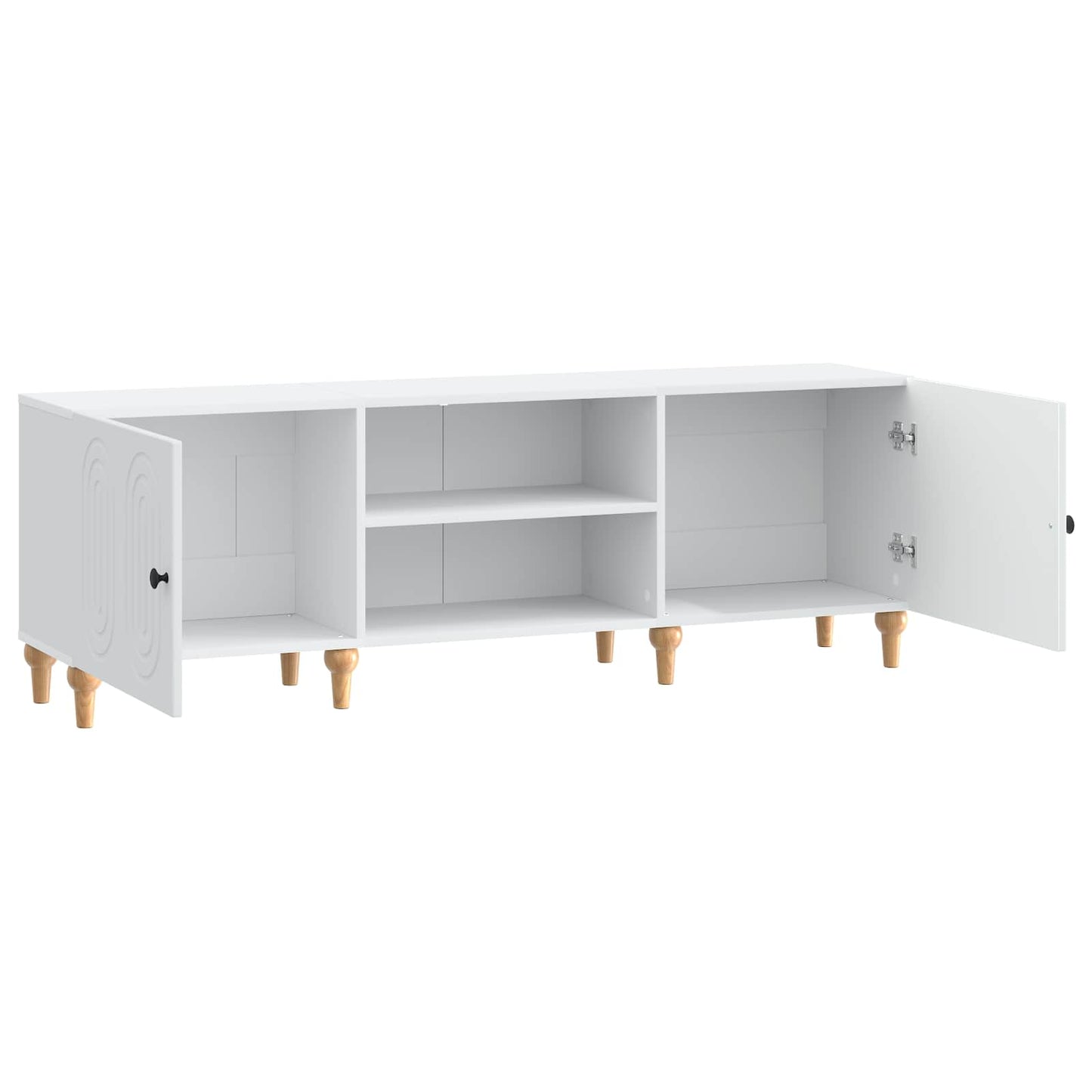 TV szekrény Fehér 150 x 31 x 50 cm Szerelt Fa