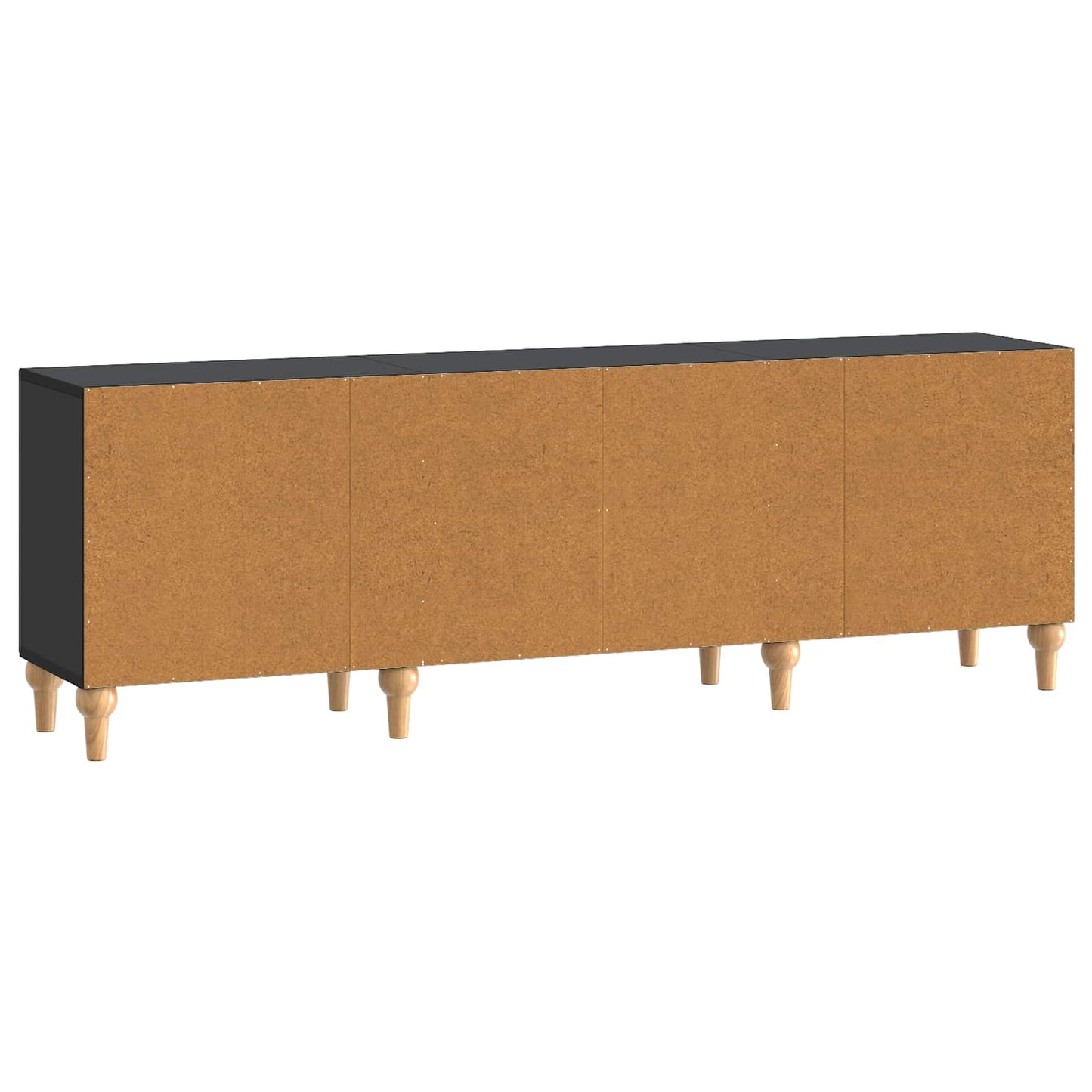TV szekrény Fekete 150 x 31 x 50 cm Szerelt Fa