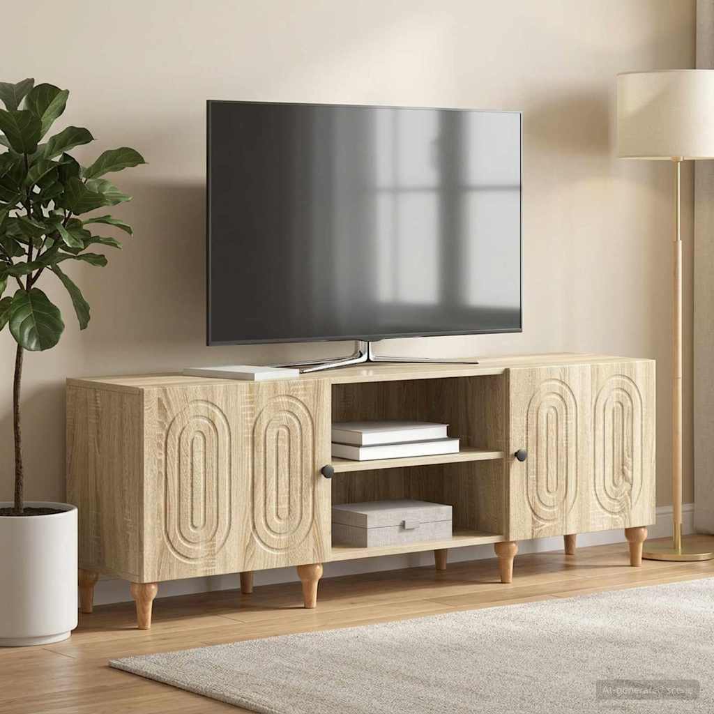 TV szekrény Sonoma Tölgy 150 x 31 x 50 cm Szerelt Fa