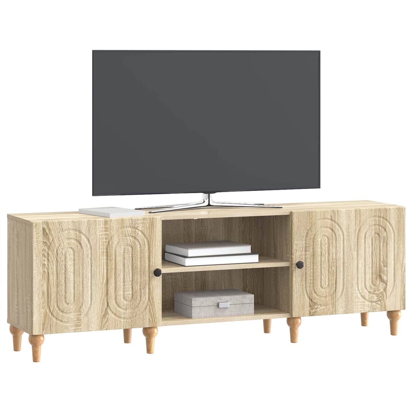 TV szekrény Sonoma Tölgy 150 x 31 x 50 cm Szerelt Fa