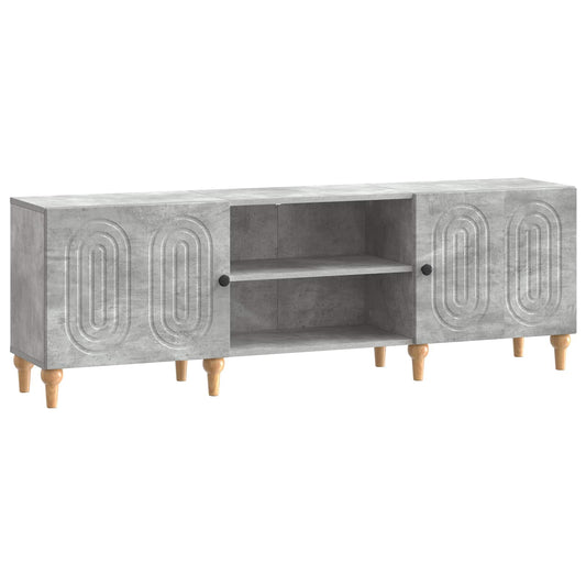 TV szekrény Betonszürke 150 x 31 x 50 cm Szerelt Fa