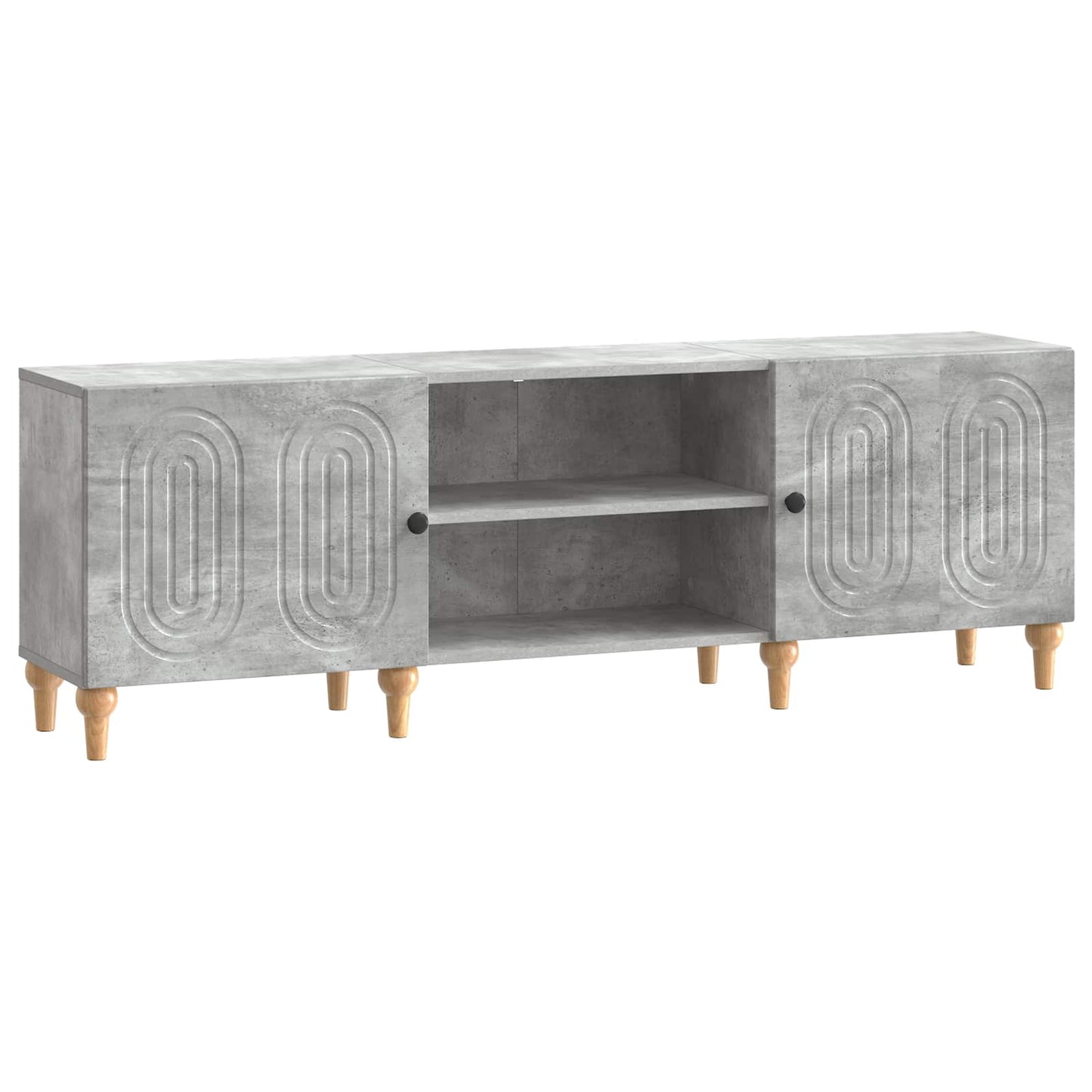 TV szekrény Betonszürke 150 x 31 x 50 cm Szerelt Fa