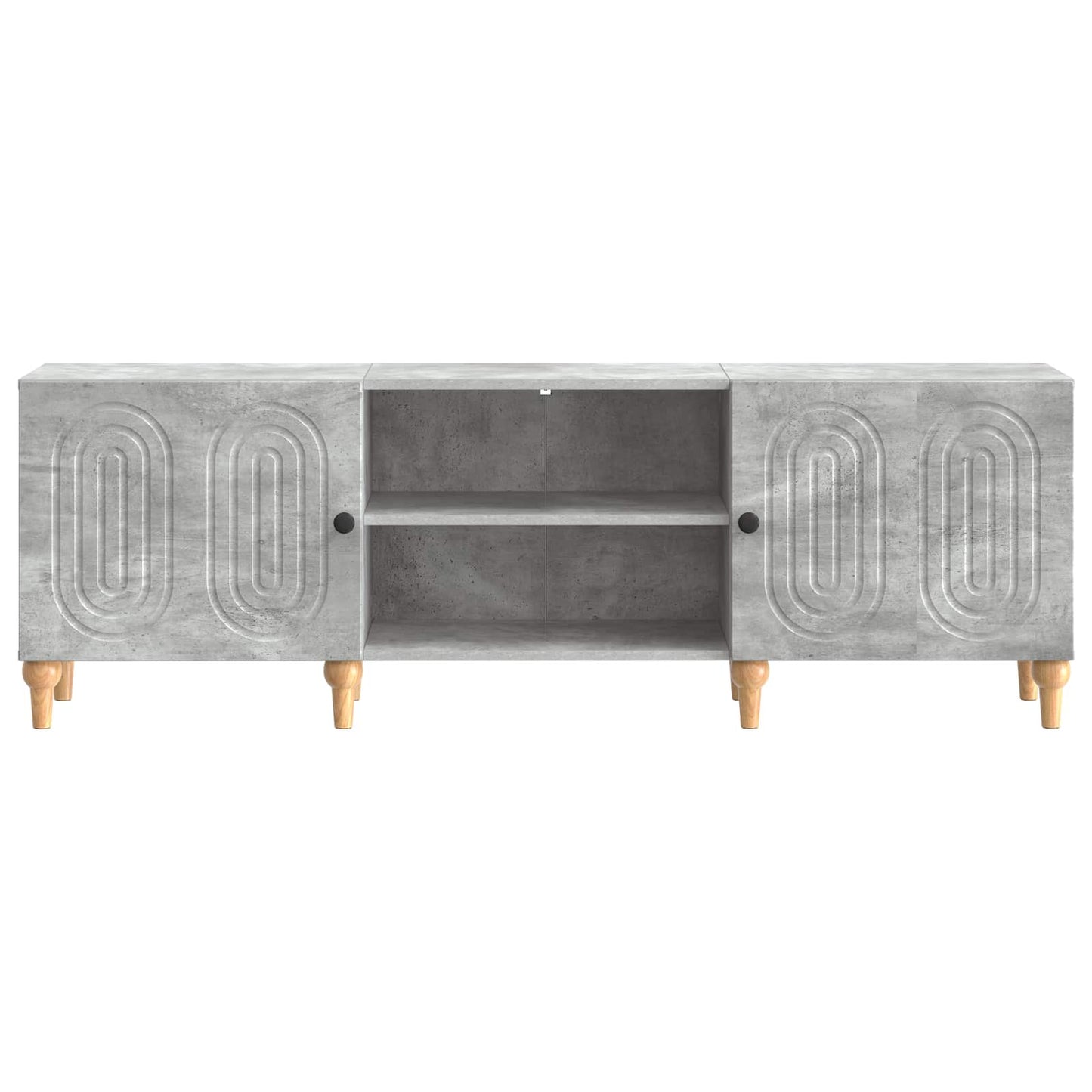 TV szekrény Betonszürke 150 x 31 x 50 cm Szerelt Fa