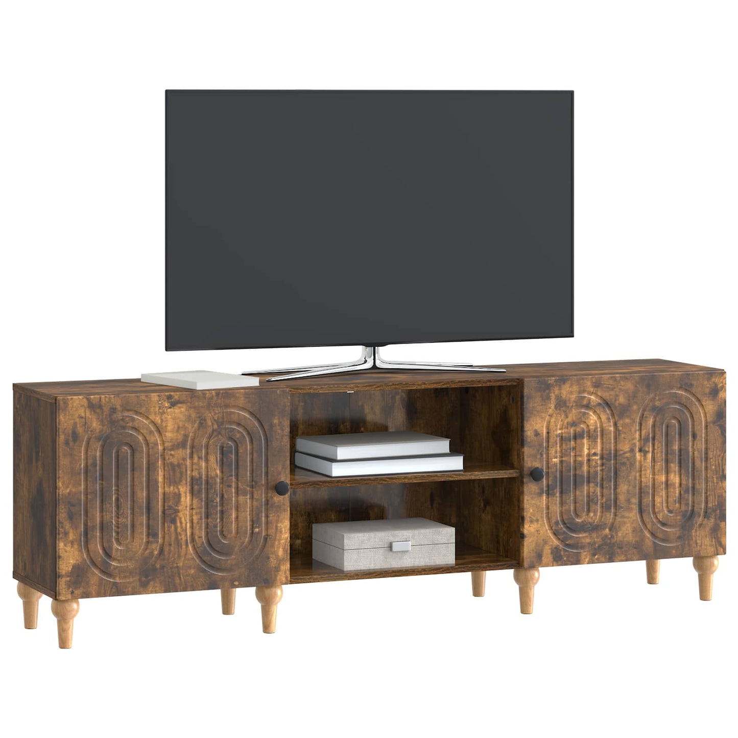 TV szekrény Füstös Tölgy 150 x 31 x 50 cm Szerelt Fa