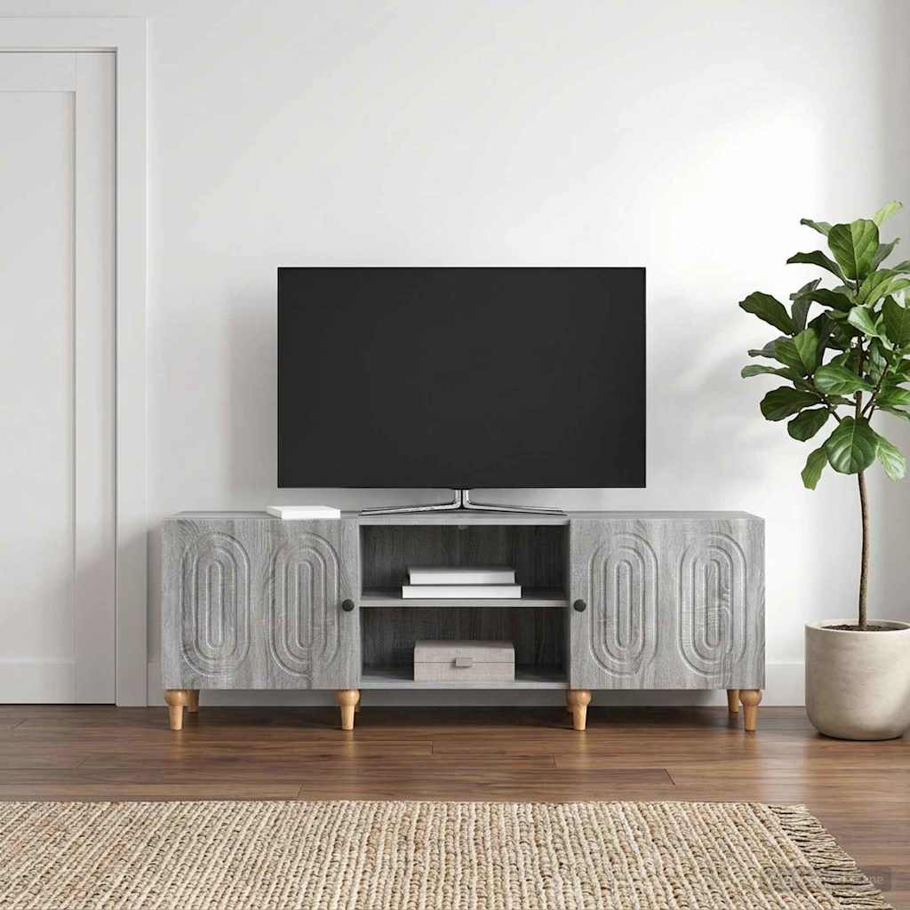 TV szekrény Szürke Sonoma 150 x 31 x 50 cm Szerelt Fa