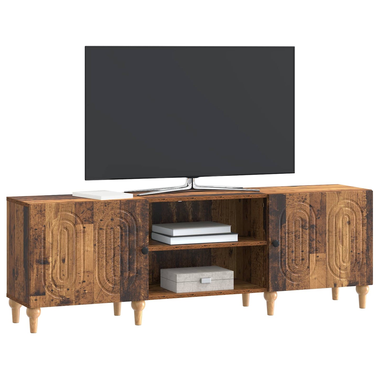 TV szekrény Antik Fa 150 x 31 x 50 cm Szerelt Fa