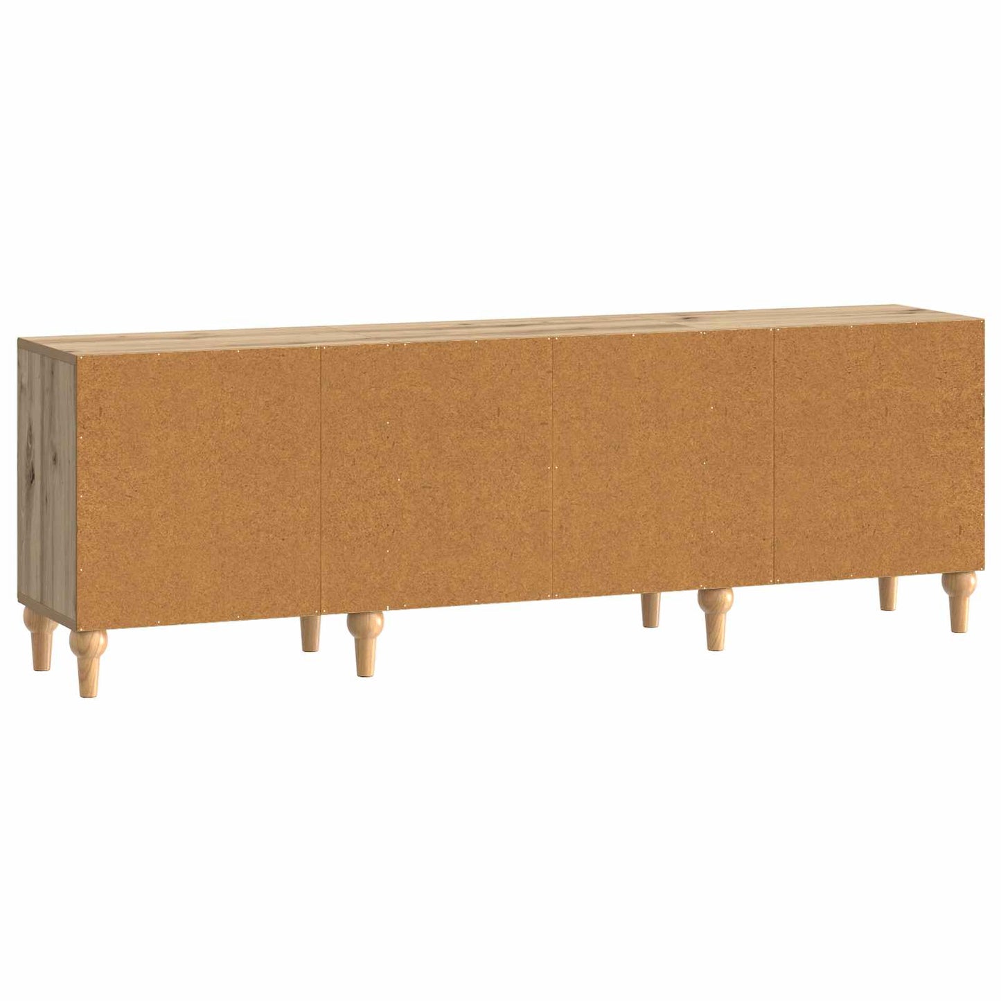 TV szekrény 150 x 31 x 50 cm Kézműves Tölgy Szerelt Fa
