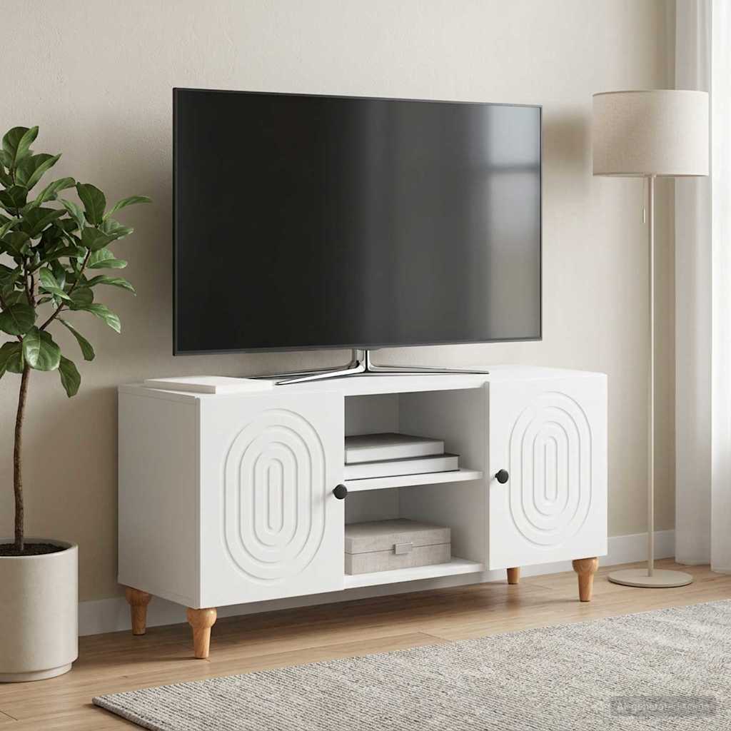TV szekrény Fehér 102 x 34,5 x 50 cm Szerelt Fa