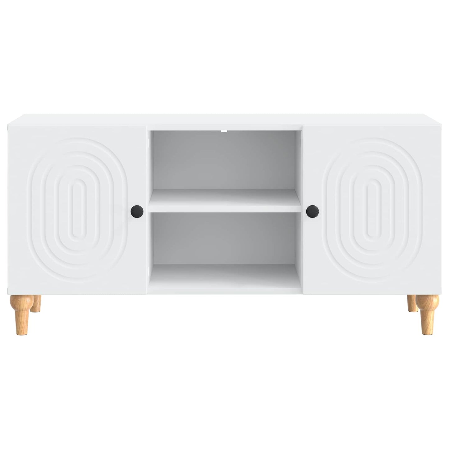 TV szekrény Fehér 102 x 34,5 x 50 cm Szerelt Fa